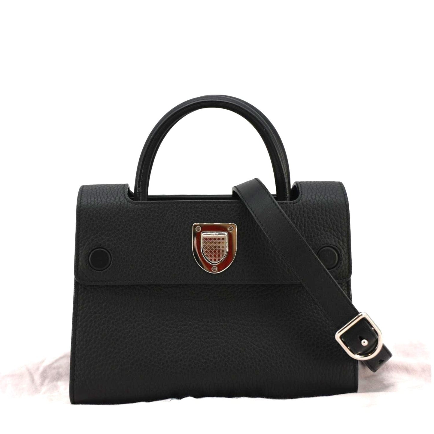 Dior ever Shoulder Bag Leather Black