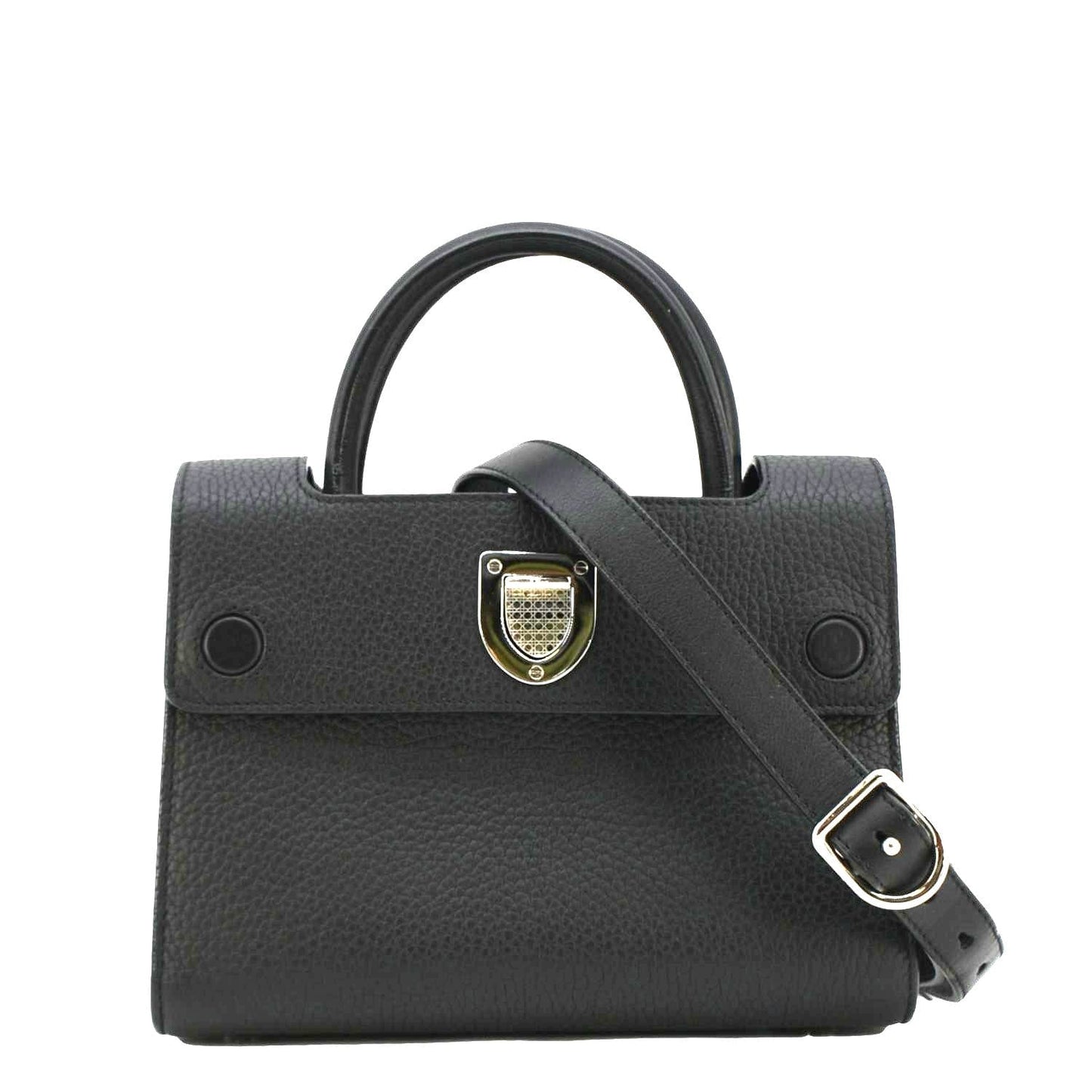 Dior ever Shoulder Bag Leather Black