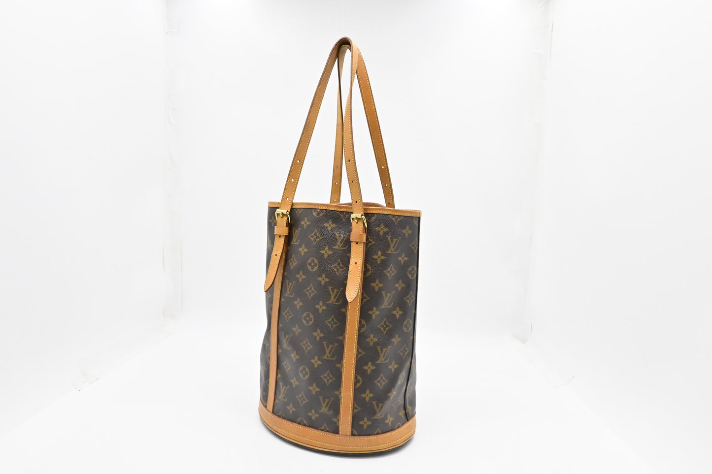 Louis Vuitton Bucket GM Monogram Canvas Bucket Bag Canvas 1