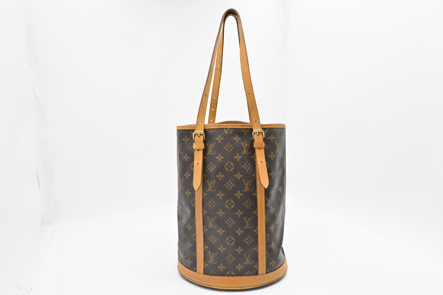 Louis Vuitton Bucket GM Monogram Canvas Bucket Bag Canvas 1