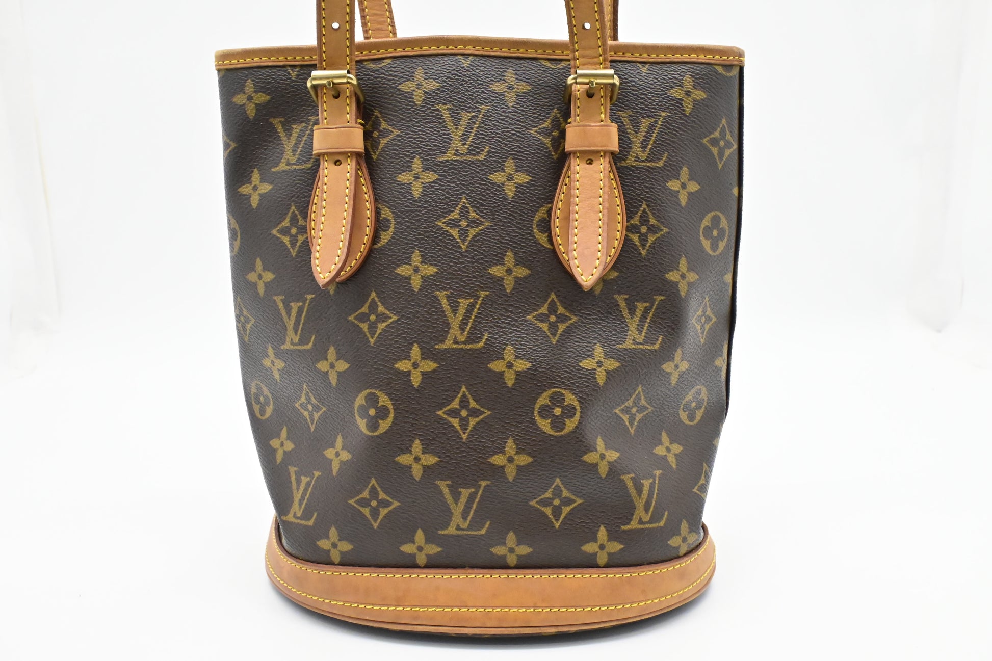 Louis Vuitton Bucket PM Monogram Canvas Bucket Bag Canvas 5