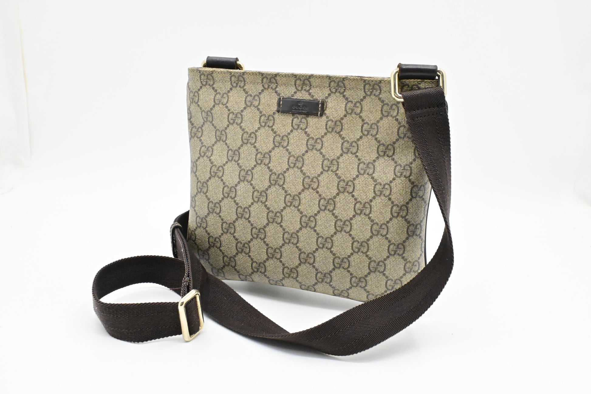 Gucci GG Supreme Canvas Crossbody Bag