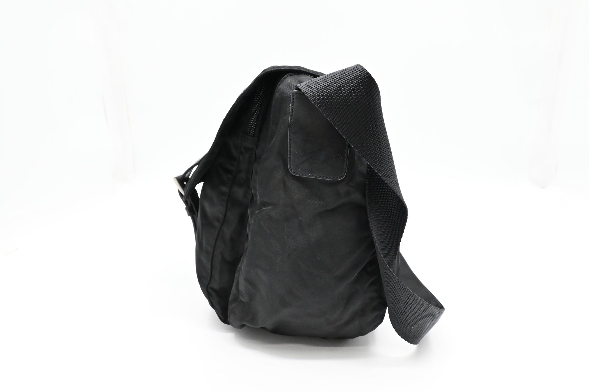 Prada Messenger Bag In Canvas Nylon Travel Bag