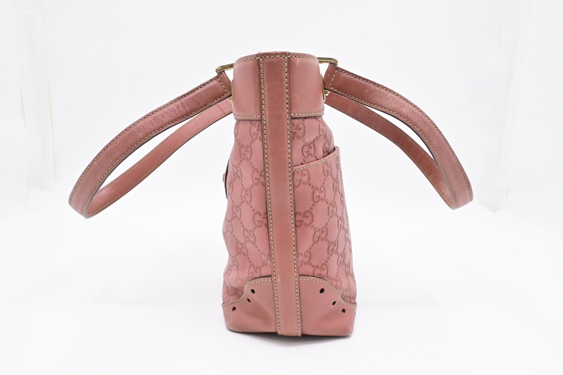 Gucci Hand Guccissima Leather Pink Tote Bag