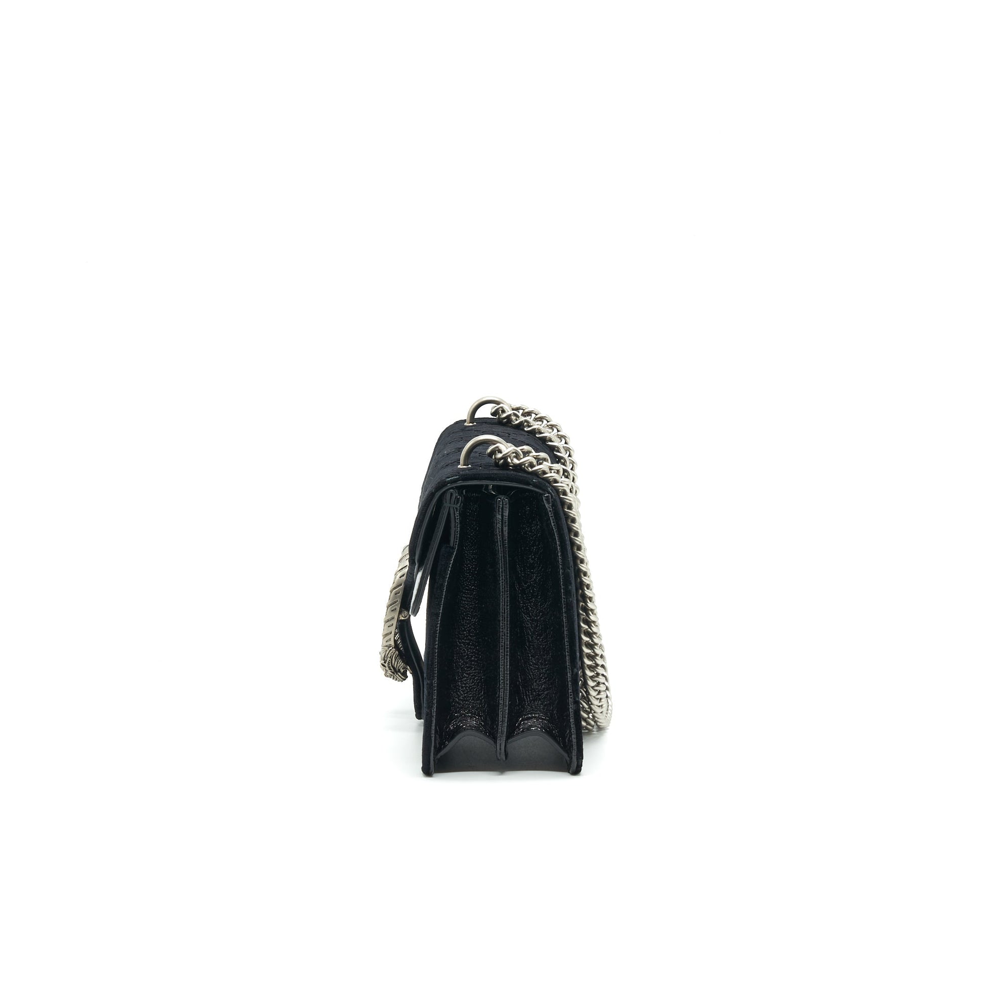 Gucci Dionysus Velvet Shoulder Bag Black Medium