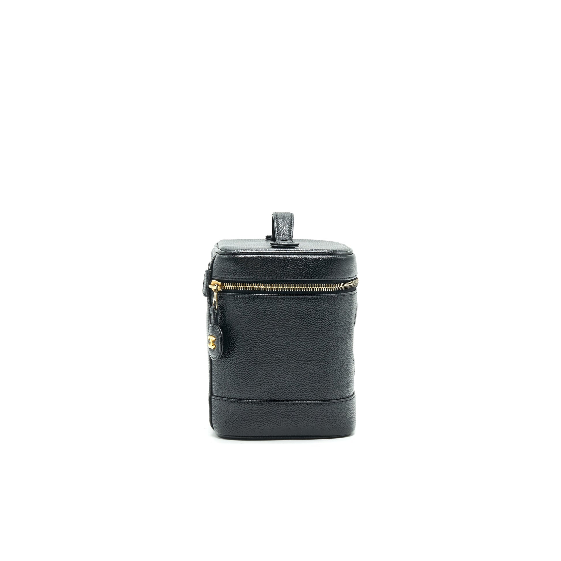Chanel   Vanity Case Caviar Black GHW