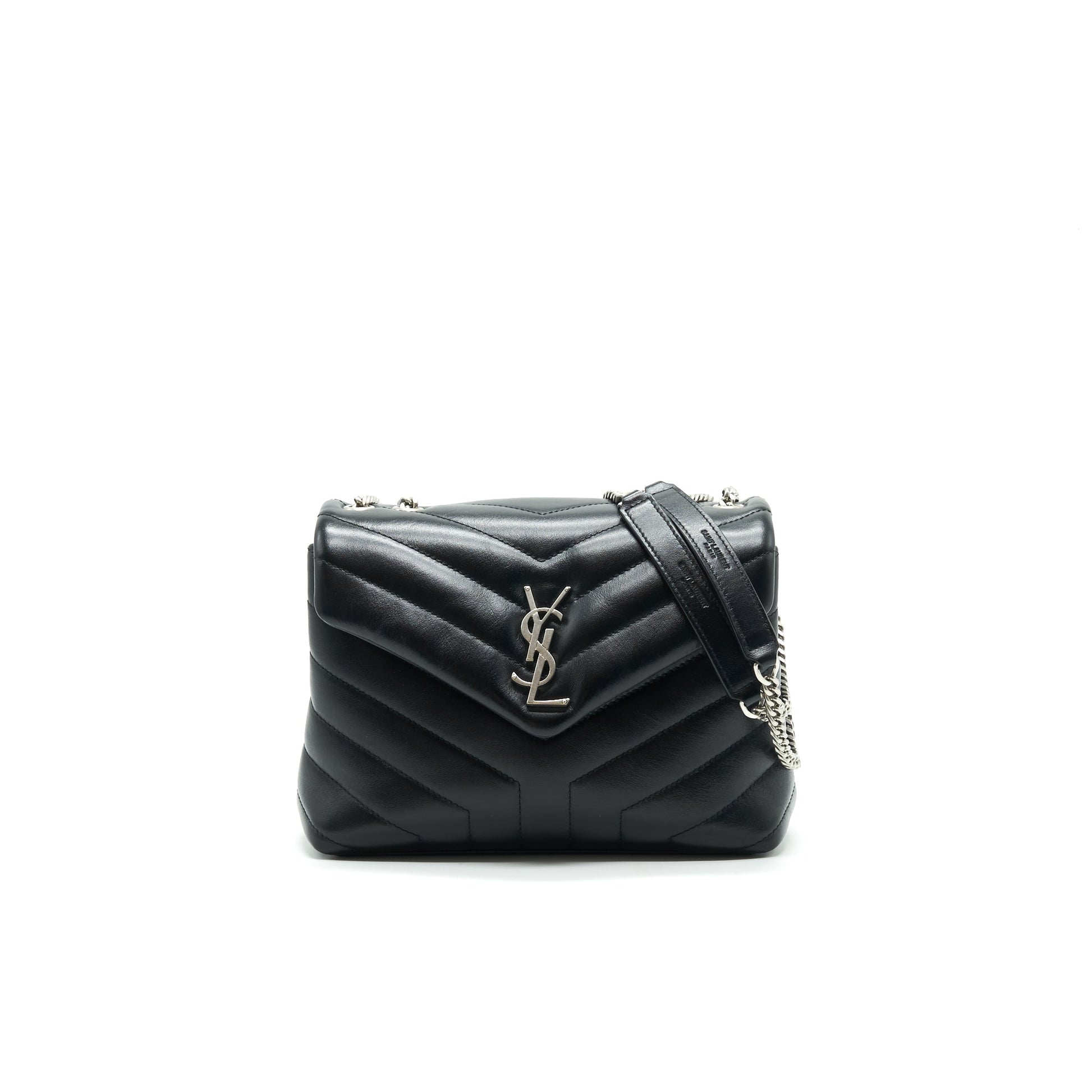 YSL Saint Laurent Saint Laurent Loulou Purse Travel Bag Black Small
