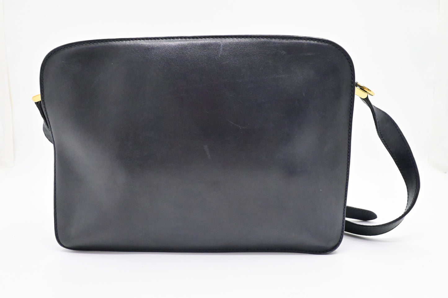 Gucci Crossbody Bag In Dark Navy Leather Blue