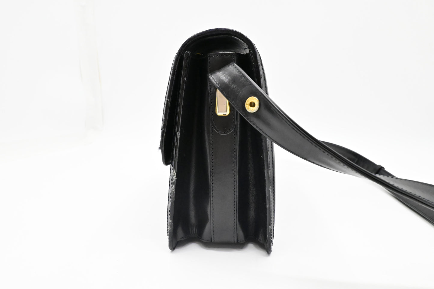 Gucci Black Leather Shoulder Bag