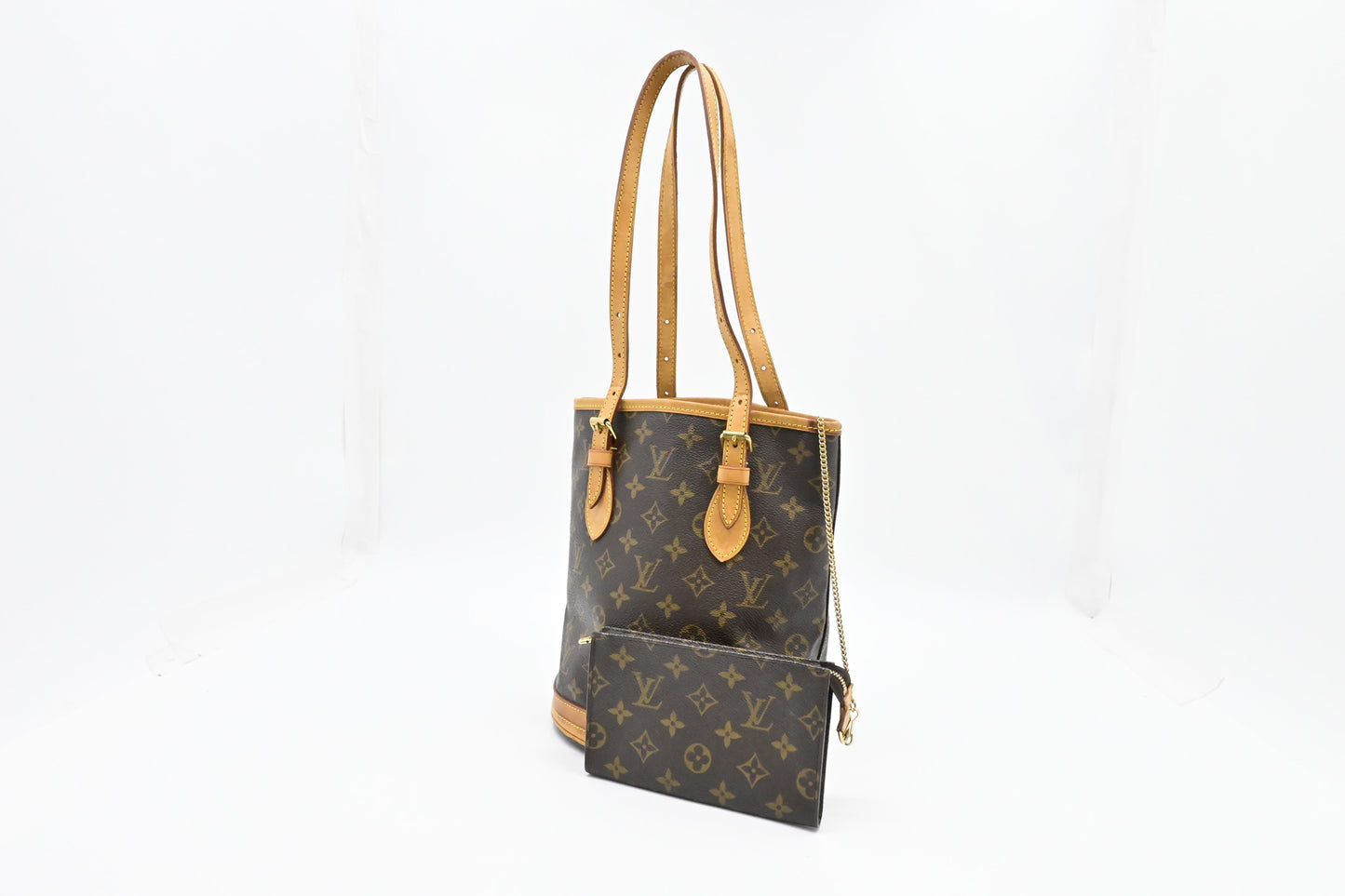 Louis Vuitton Bucket PM Monogram Canvas Bucket Bag Canvas 6
