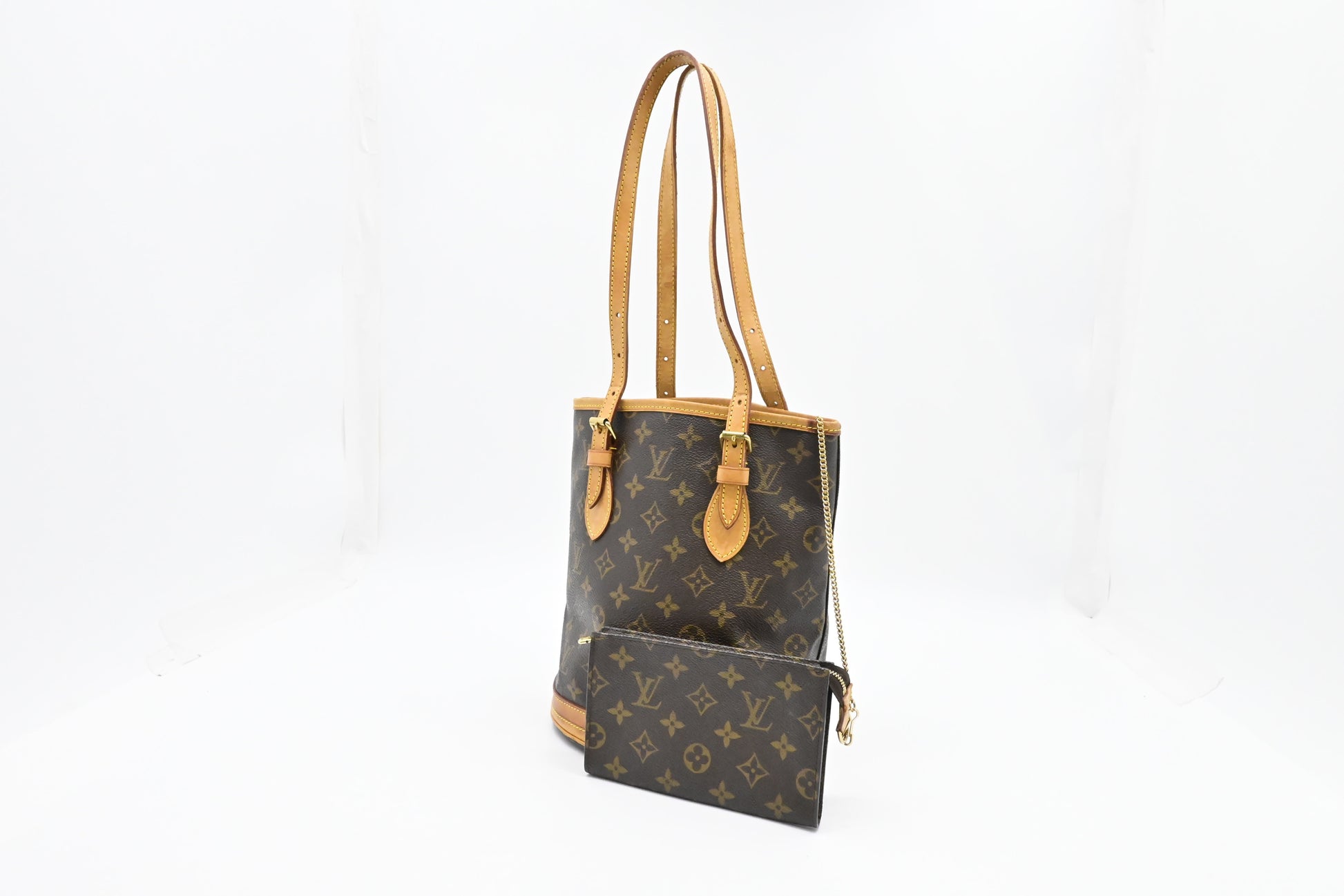 Louis Vuitton Bucket PM Monogram Canvas Bucket Bag Canvas 6
