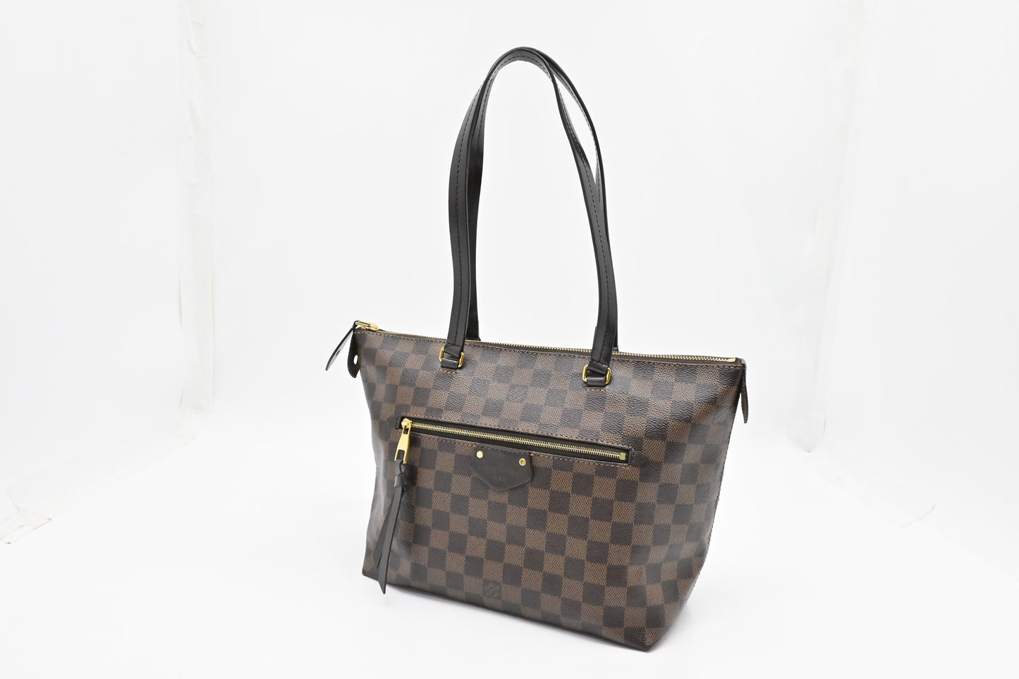 Louis Vuitton Iena PM Ebene Damier Canvas Handbag