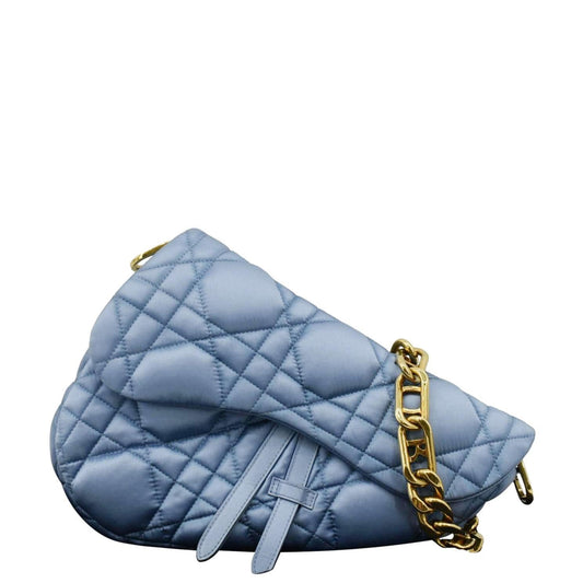 Dior Crossbody Bag x ERL Venice Saddle Light Nylon Blue Micro