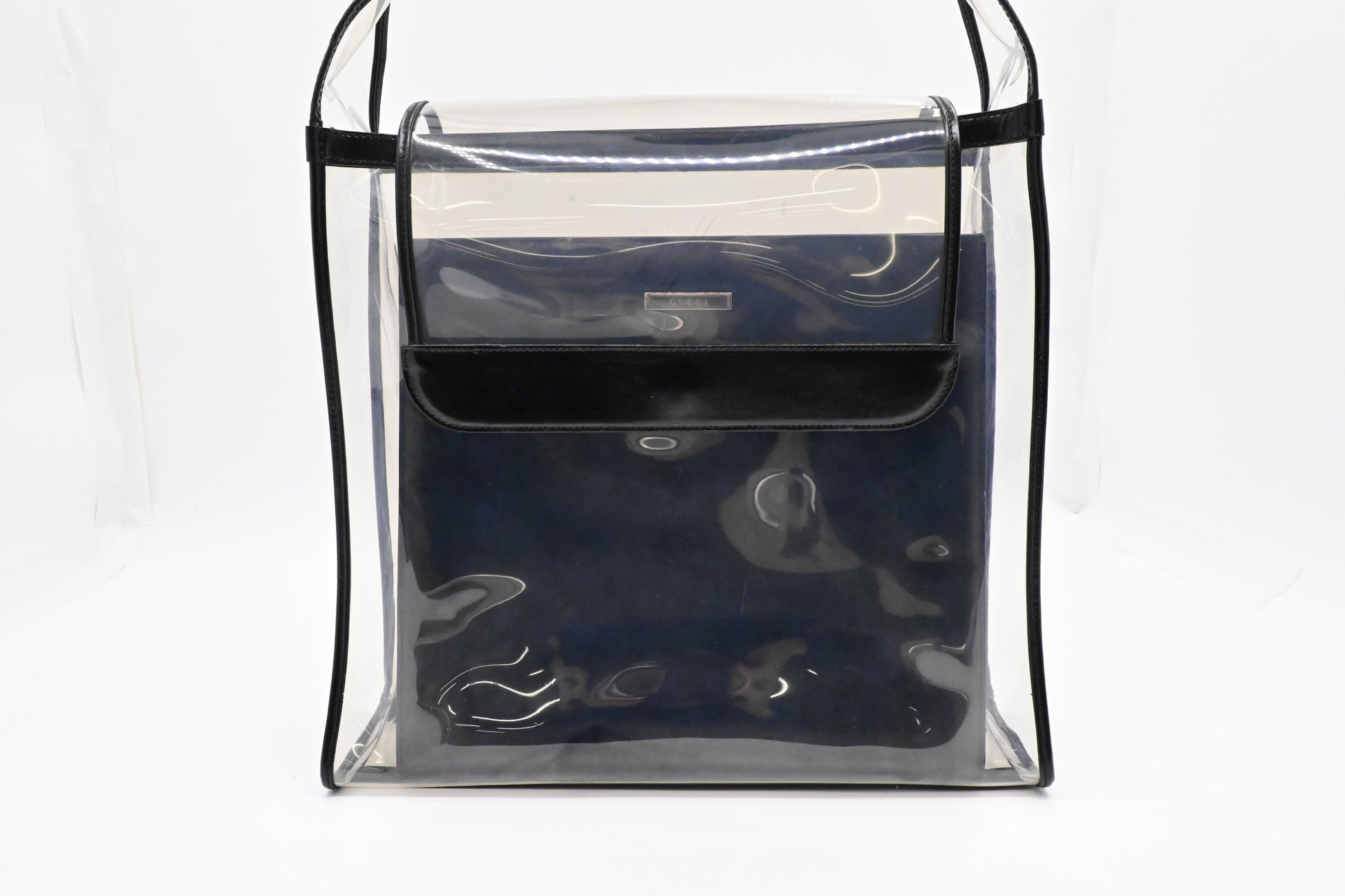 Gucci Clear Vinyl Shoulder Bag