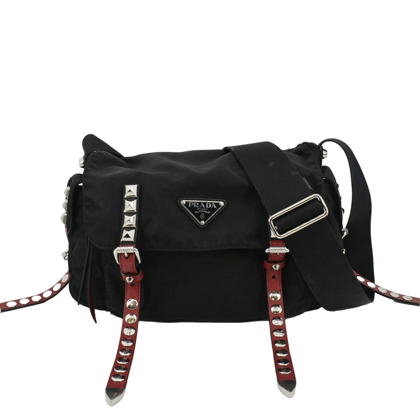 Prada New Vela Shoulder Bag Nylon Black