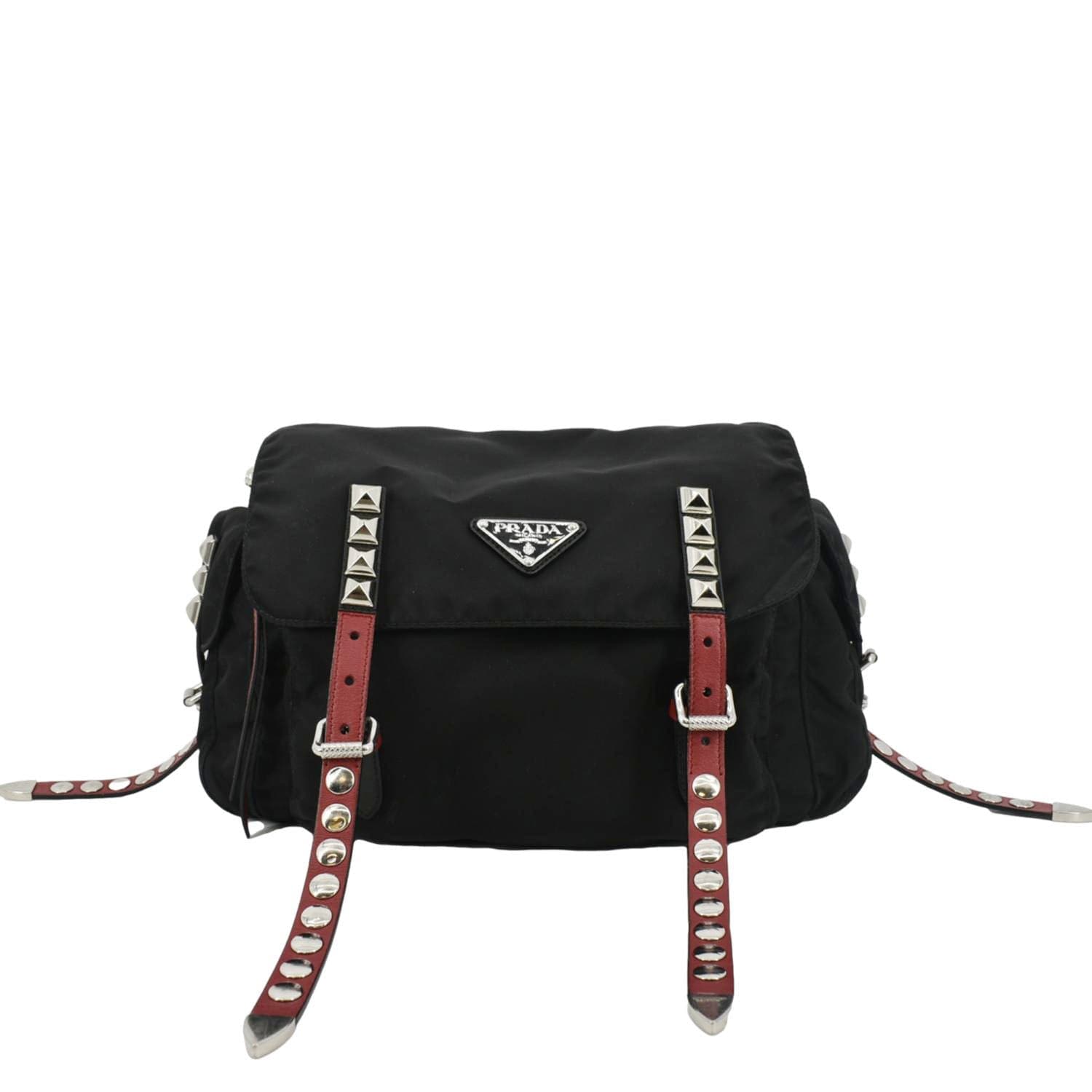 Prada New Vela Shoulder Bag Nylon Black