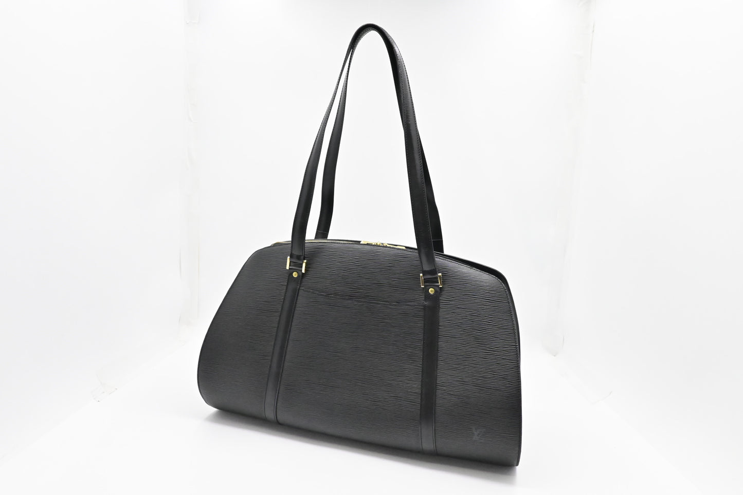 Louis Vuitton Solferino Black GM Leather Epi Handbag