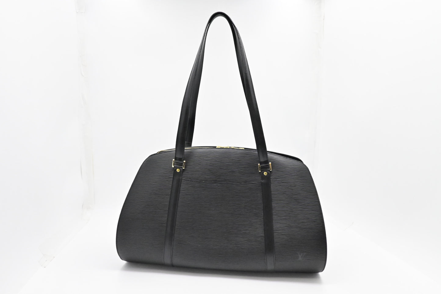 Louis Vuitton Solferino Black GM Leather Epi Handbag