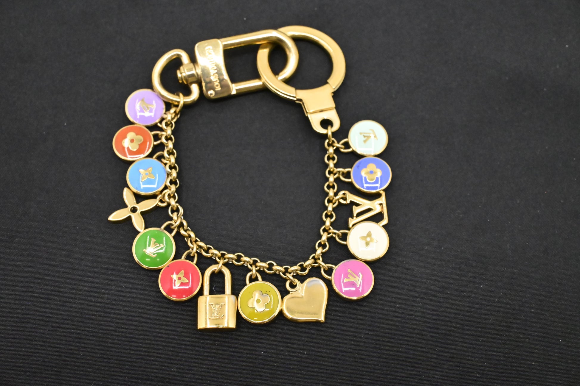Louis Vuitton Porte Cles Pastilles Charm Key Chain