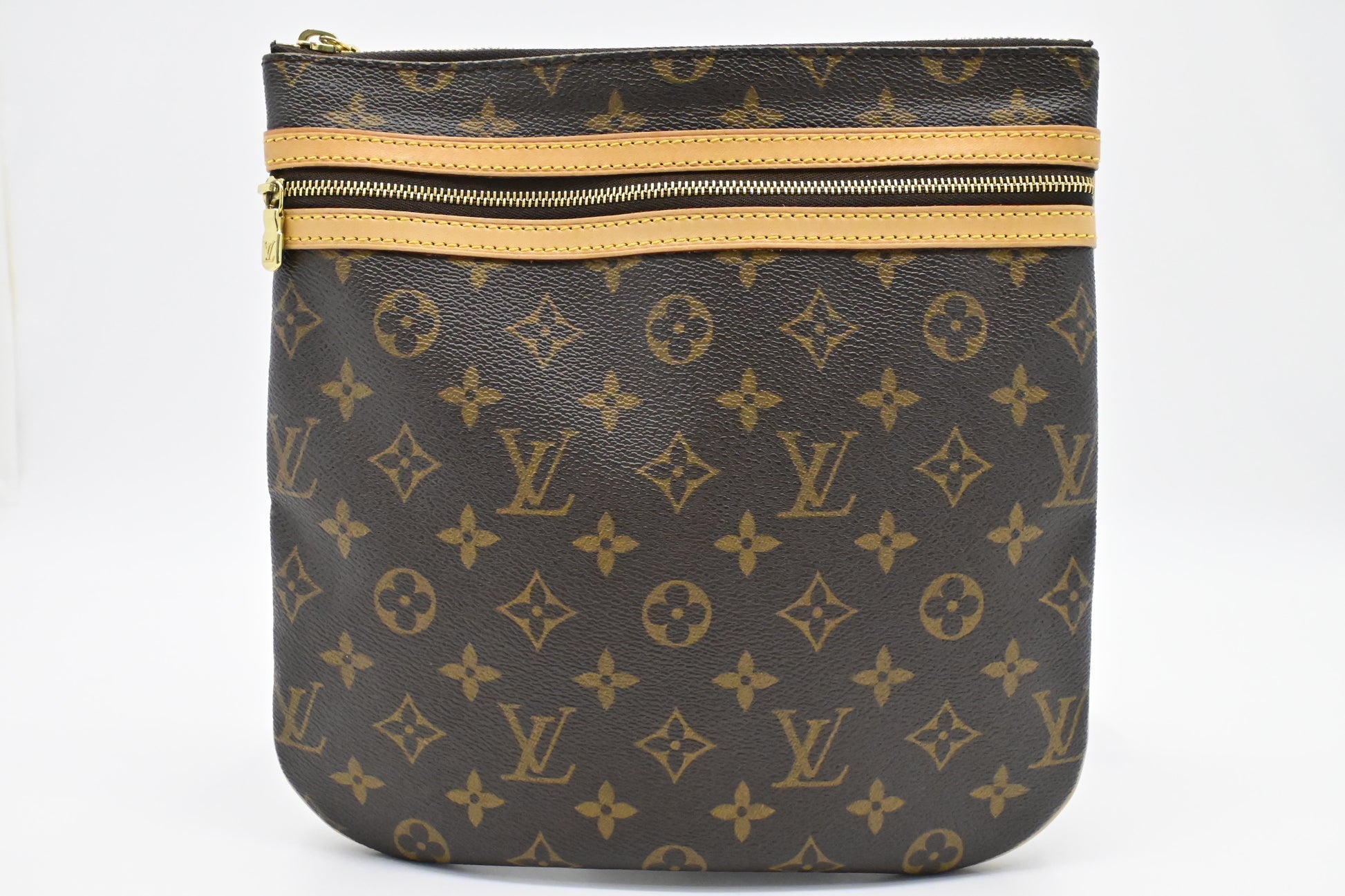 Louis Vuitton Pochette Bosphore Monogram Canvas Clutch Bag