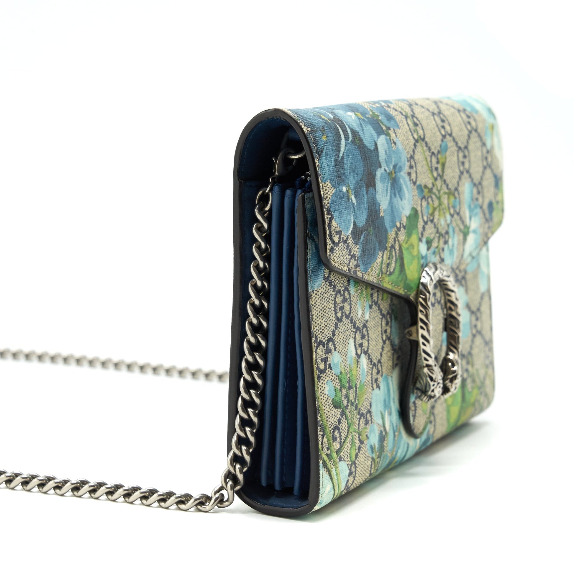 Gucci Dionysus Shoulder Bag Blue Mini