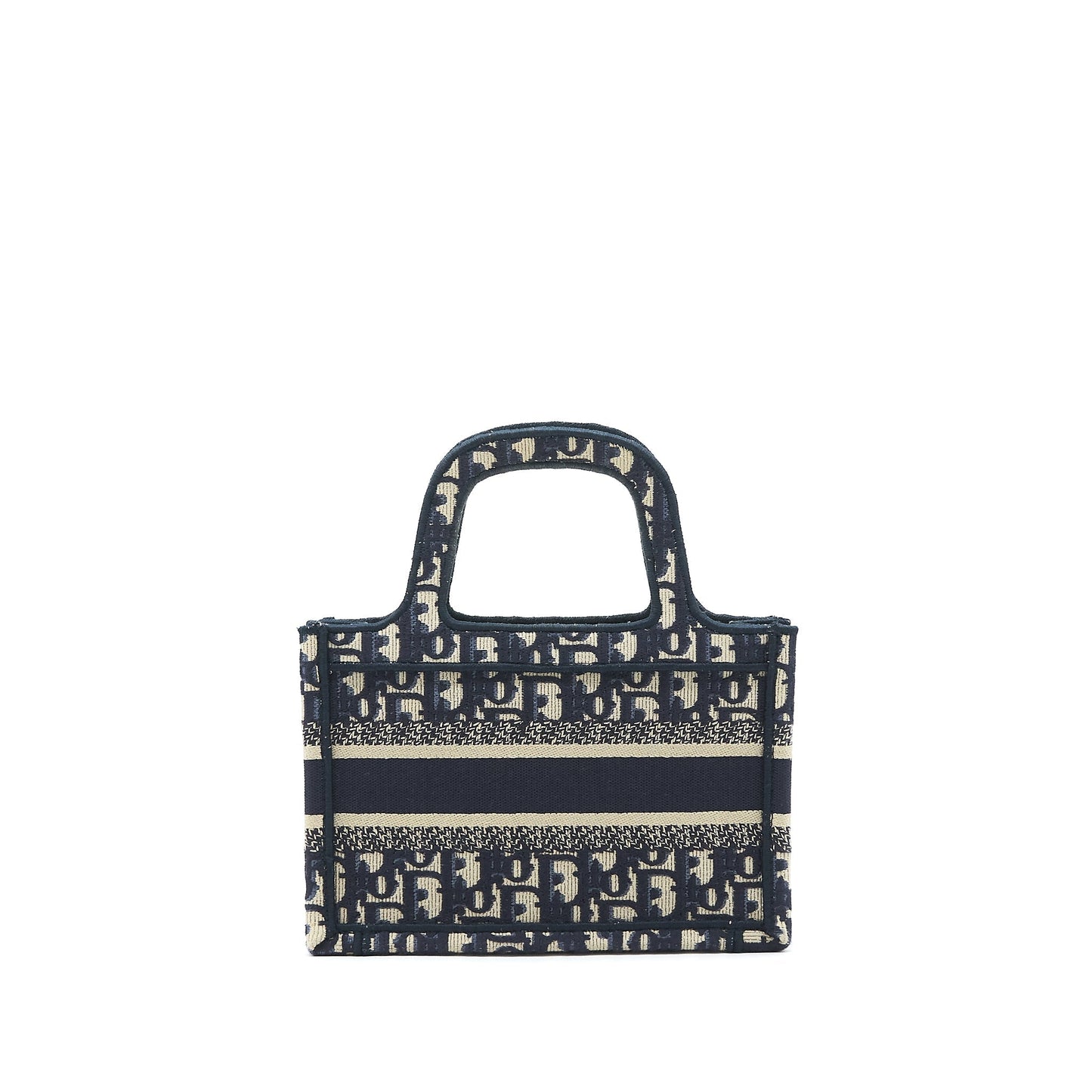 Dior Book Tote Purse In Oblique Handbag Blue Mini Tote Bag
