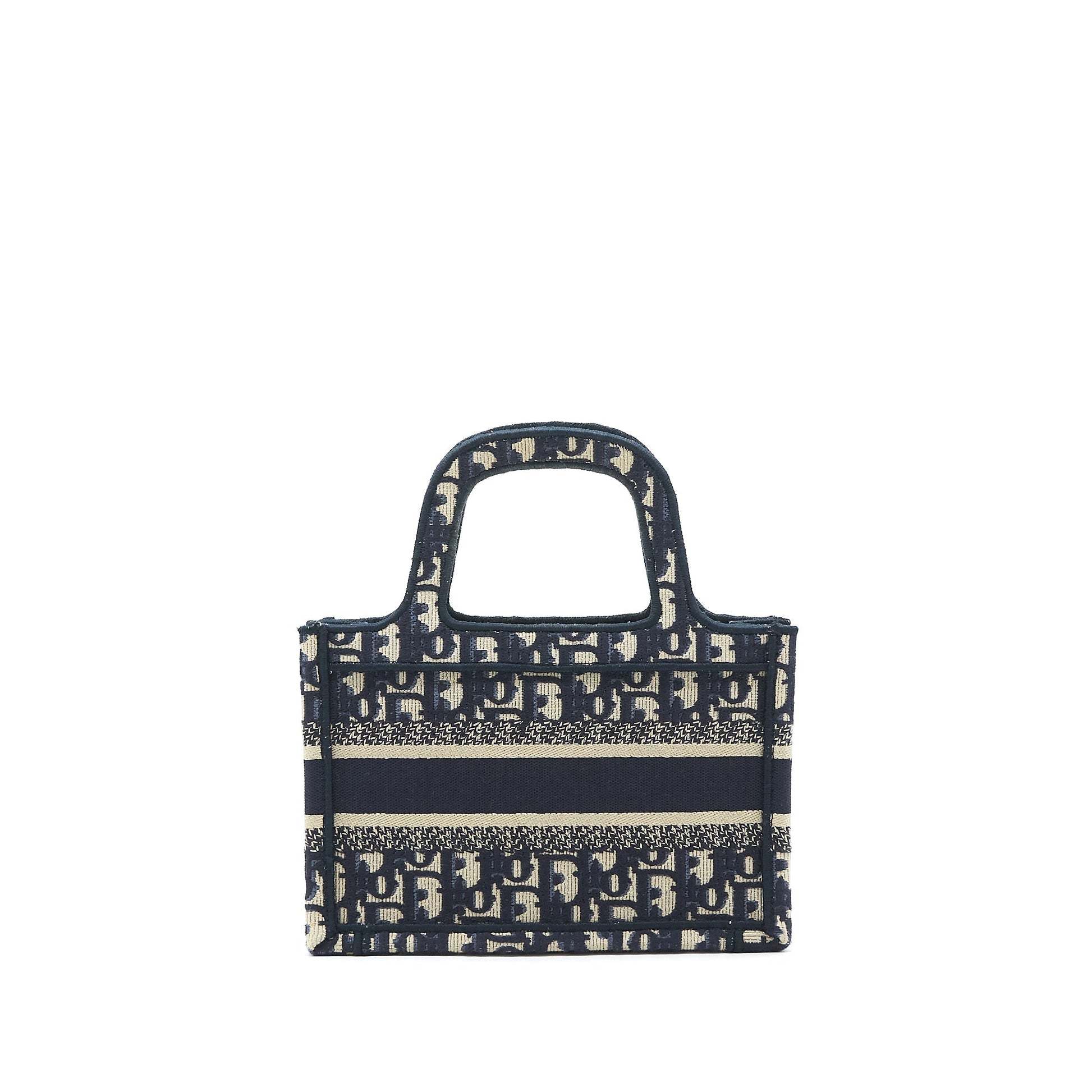 Dior Book Tote Purse In Oblique Handbag Blue Mini Tote Bag