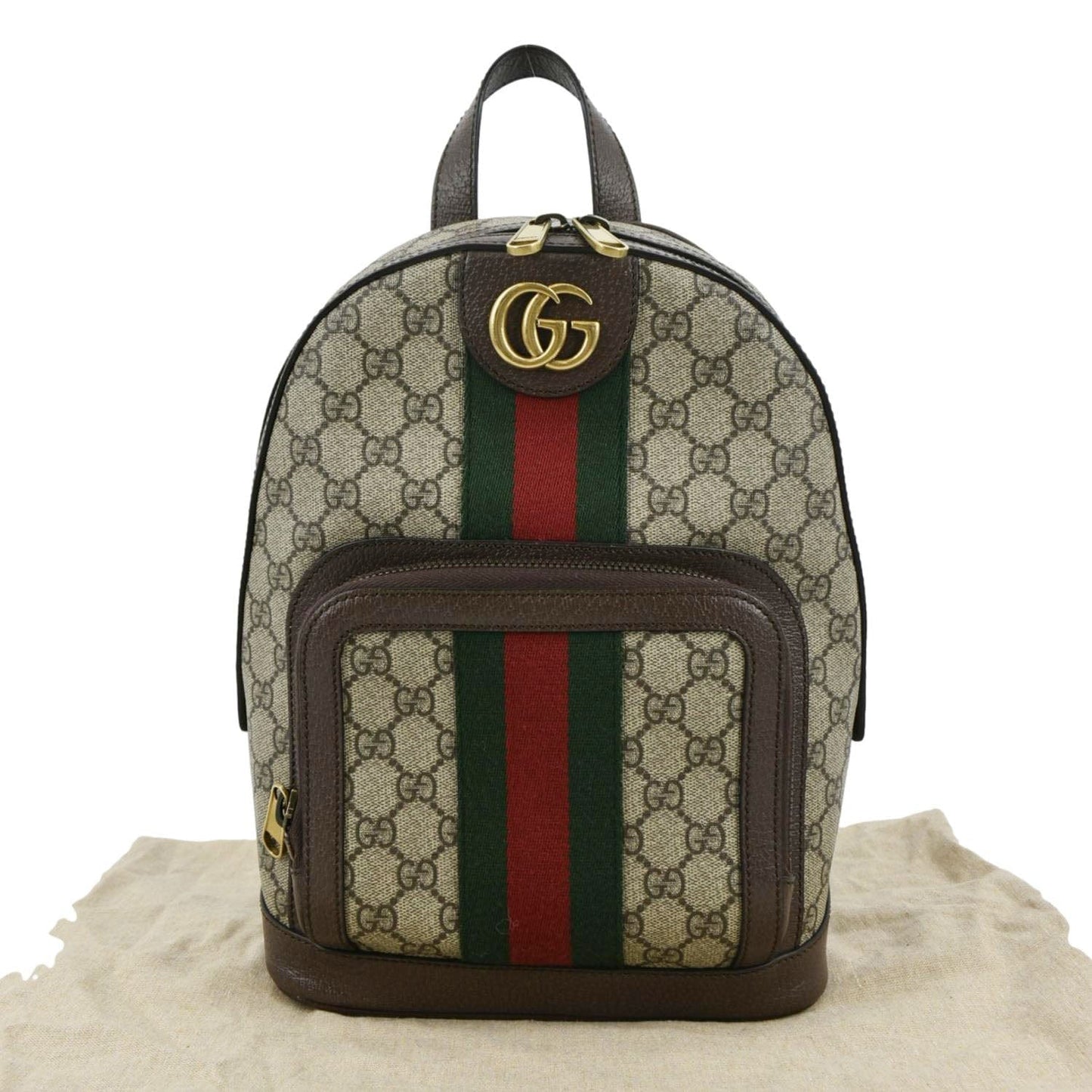 Gucci Ophidia Supreme Backpack Canvas Beige