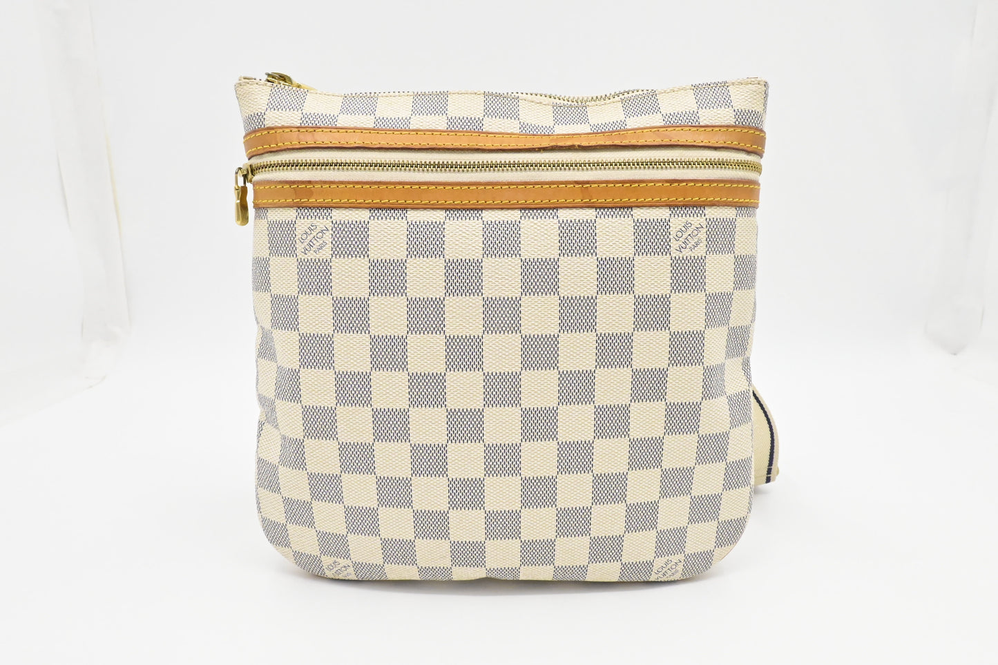Louis Vuitton Pochette Bosphore Azur Damier Canvas Clutch Bag