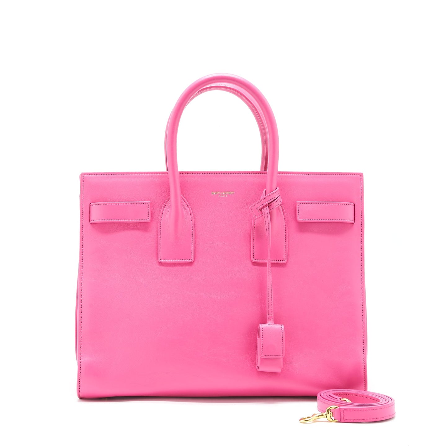 YSL Saint Laurent Saint Laurent Sac De Jour Tote Purse Pink Tote Bag