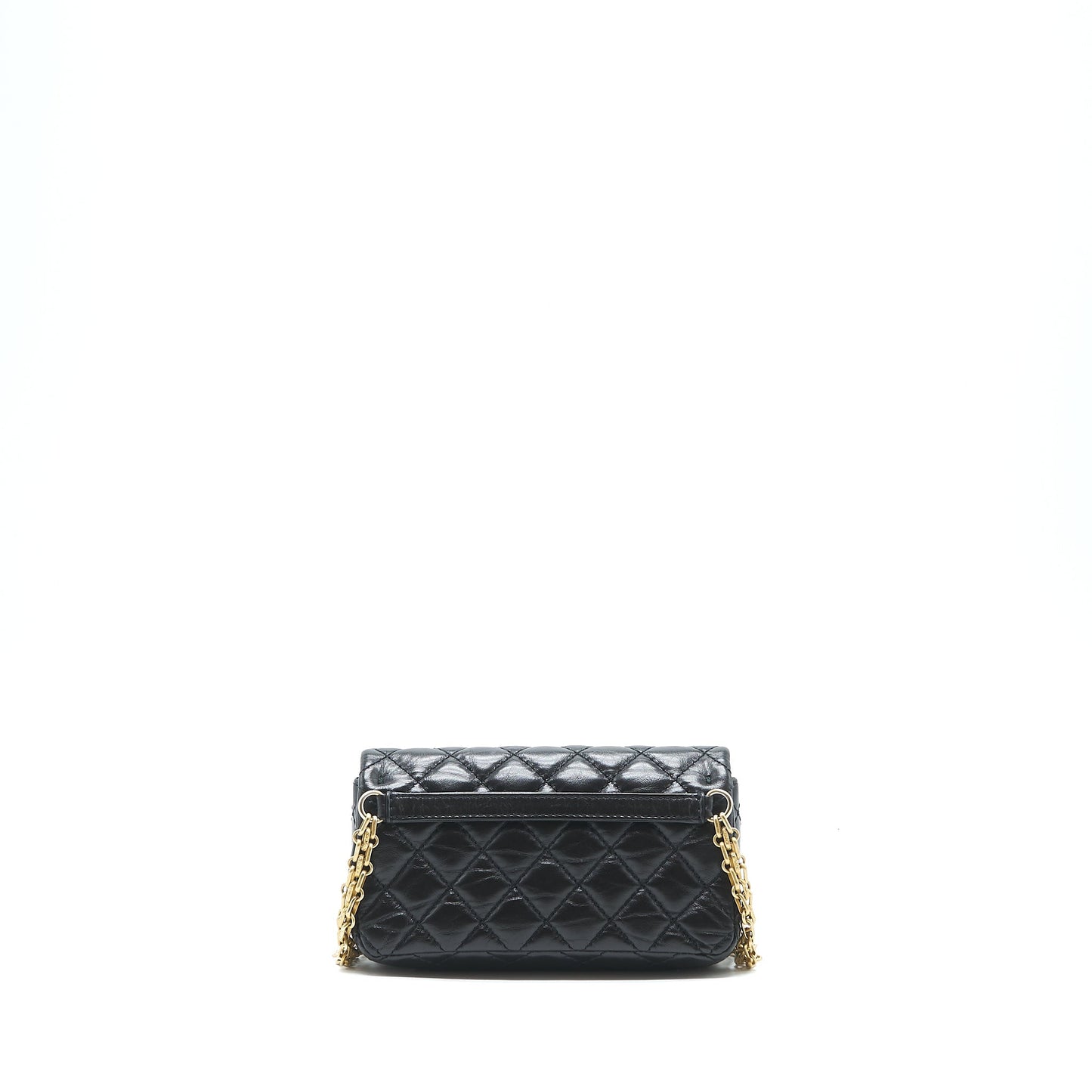Chanel 2.55 Reissue waist Belt GHW Black Black Shw