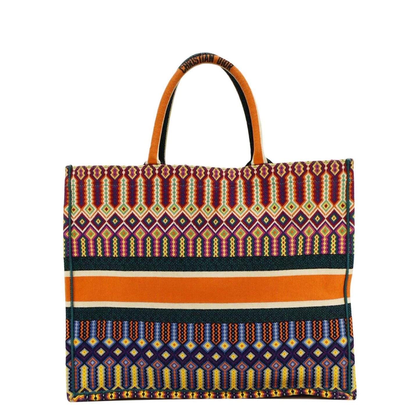 Dior Book Tote Canvas Multicolor Large Tote Bag