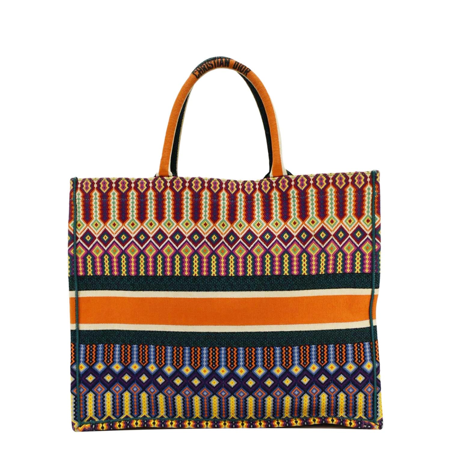 Dior Book Tote Canvas Multicolor Large Tote Bag