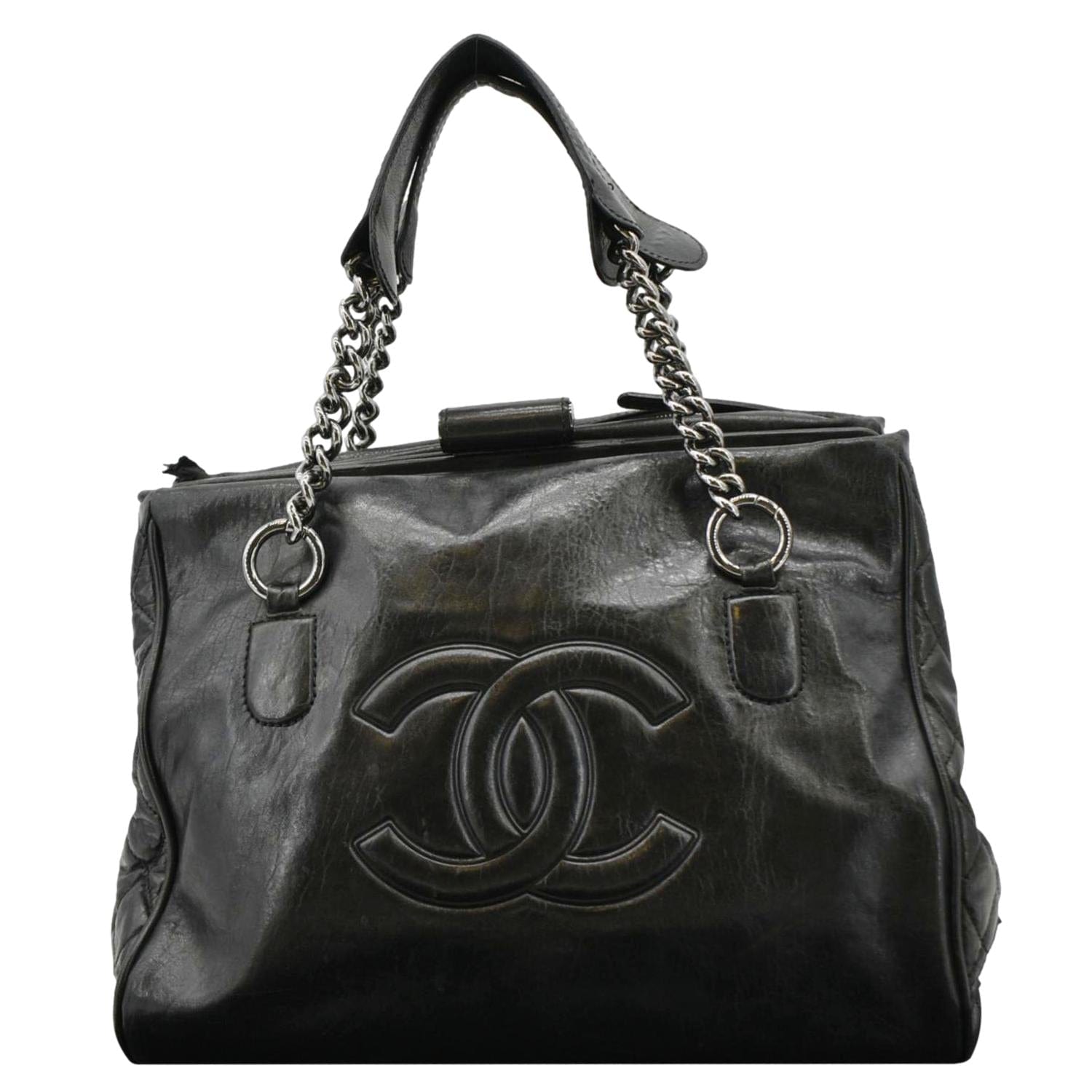 Chanel Perfect Day Leather Black Travel Bag