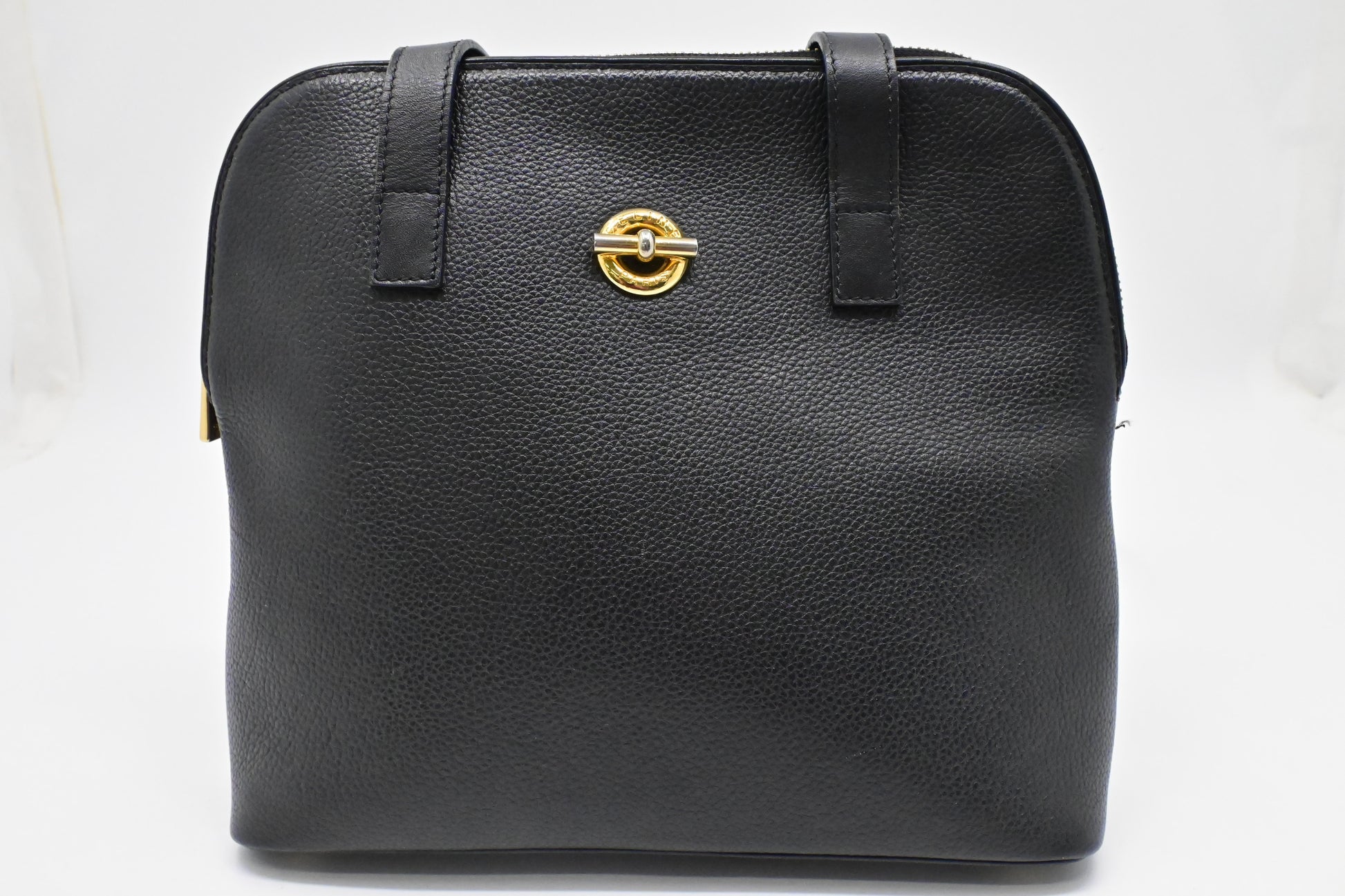 Celine Shoulder Bag In Leather Black