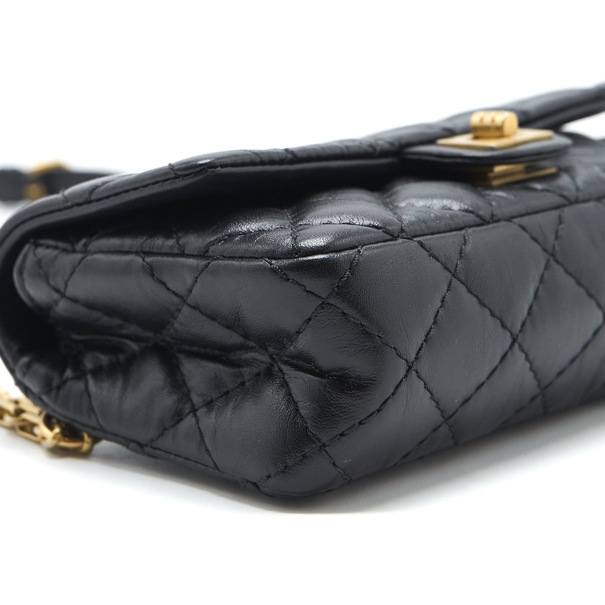 Chanel 2.55 Reissue waist Belt GHW Black