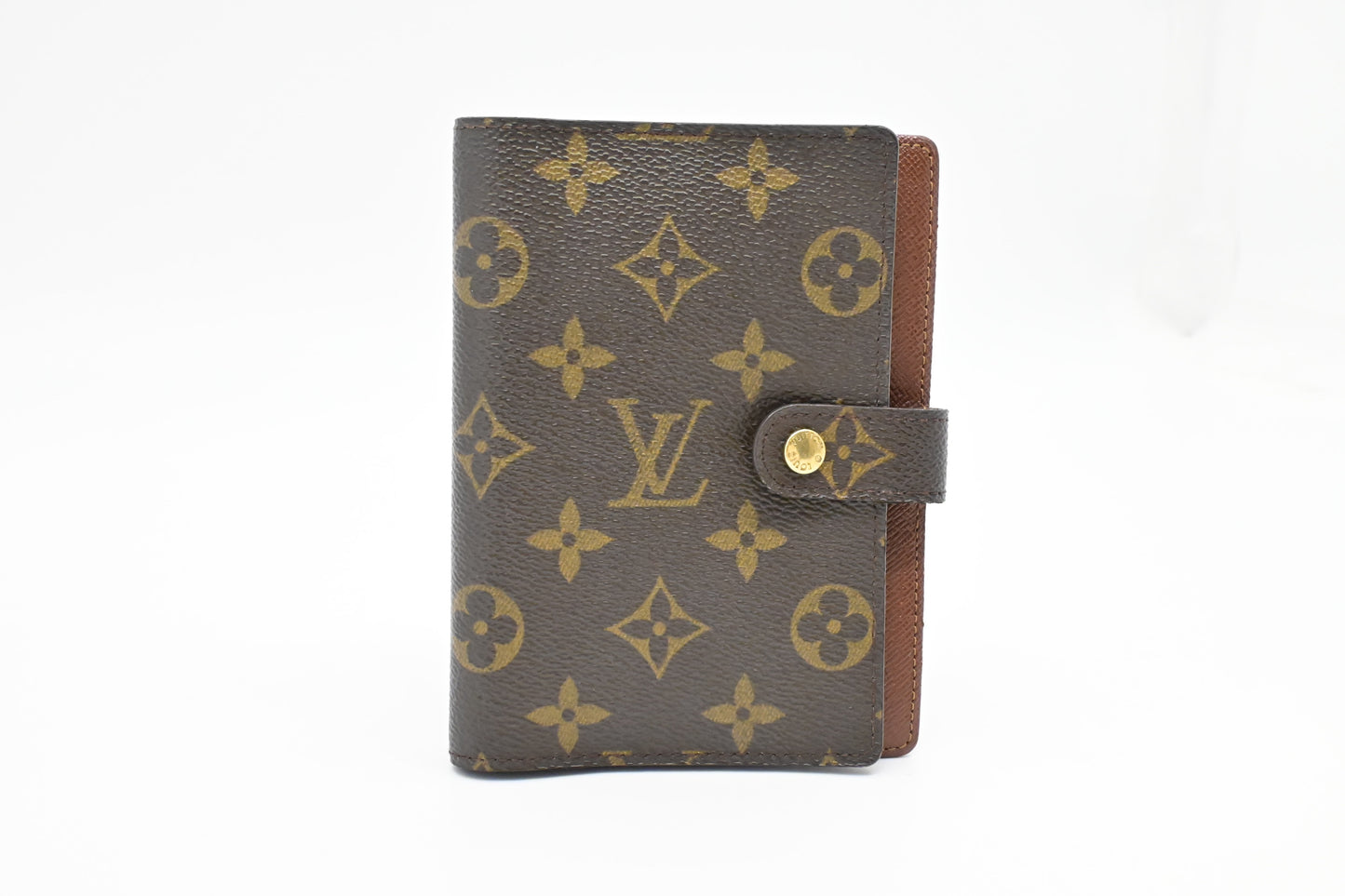 Louis Vuitton Agenda PM Monogram Canvas Handbag Canvas 6