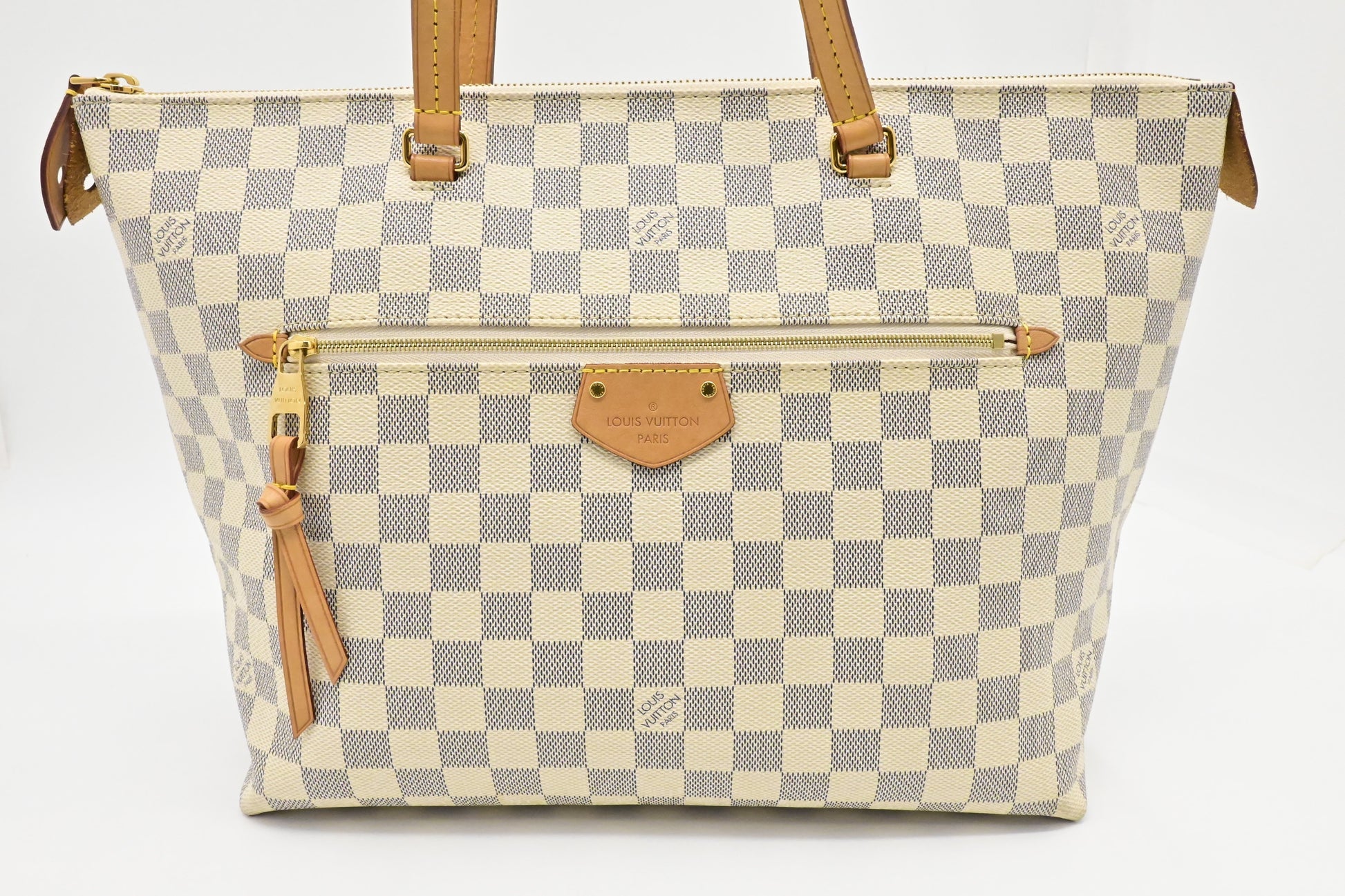 Louis Vuitton Lena MM Damier Azur Canvas Handbag