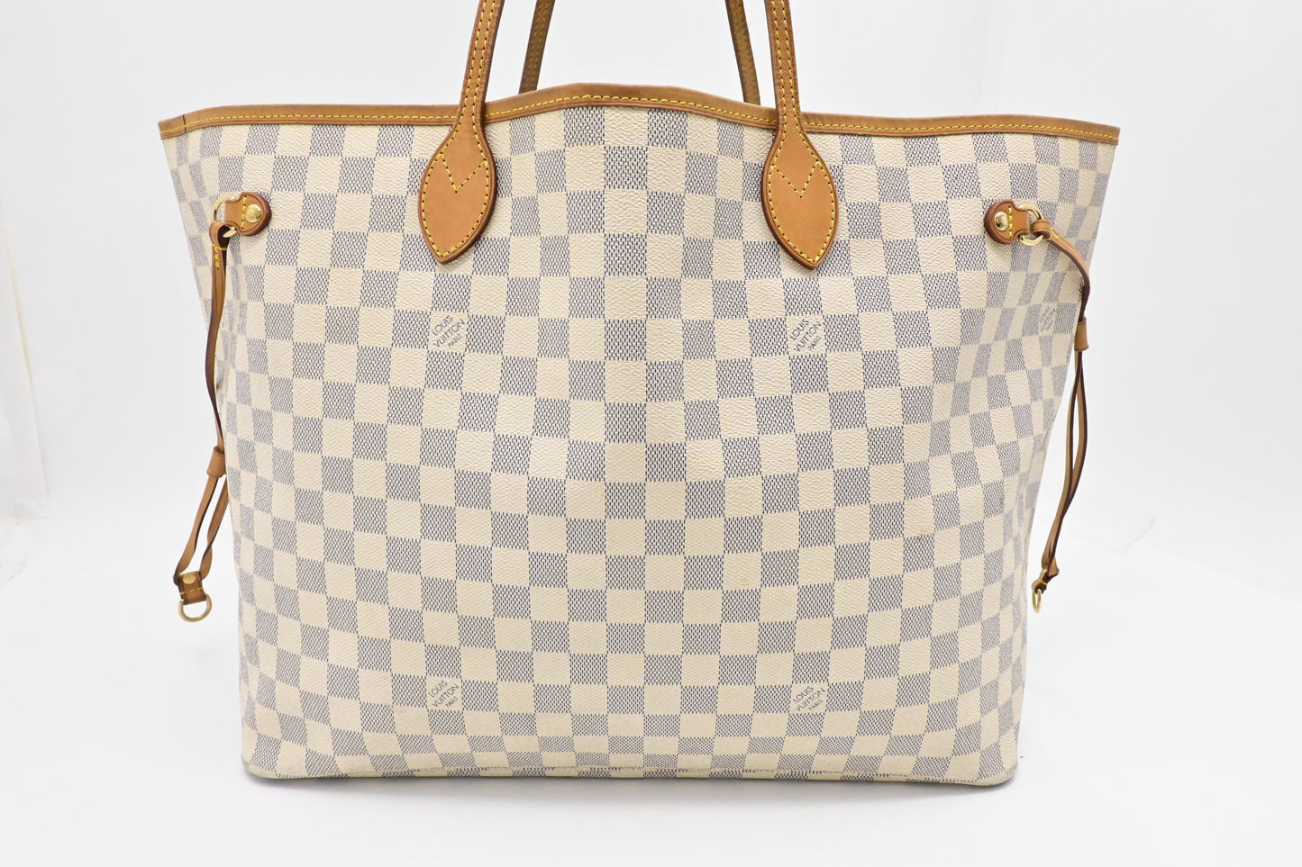 Louis Vuitton Neverfull GM Azur Damier Canvas Tote Bag