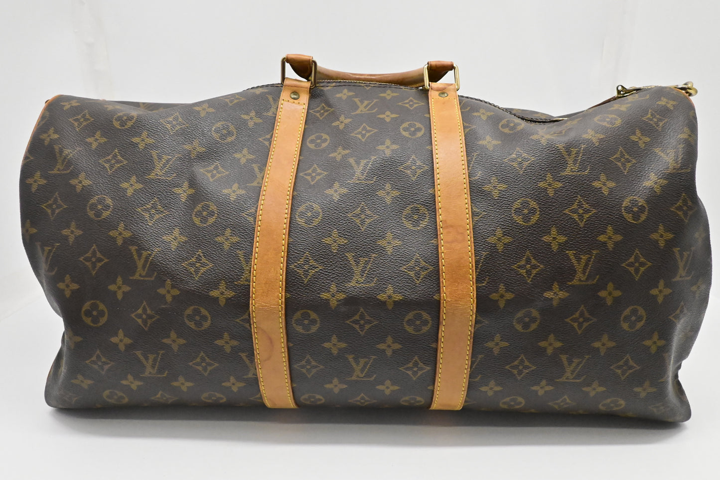 Louis Vuitton Keepall 55 Bandouliere Monogram Canvas Travel Bag Canvas 3