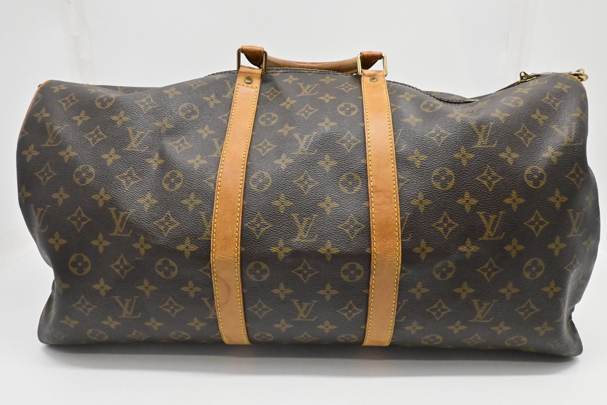 Louis Vuitton Keepall 55 Bandouliere Monogram Canvas Travel Bag Canvas 3