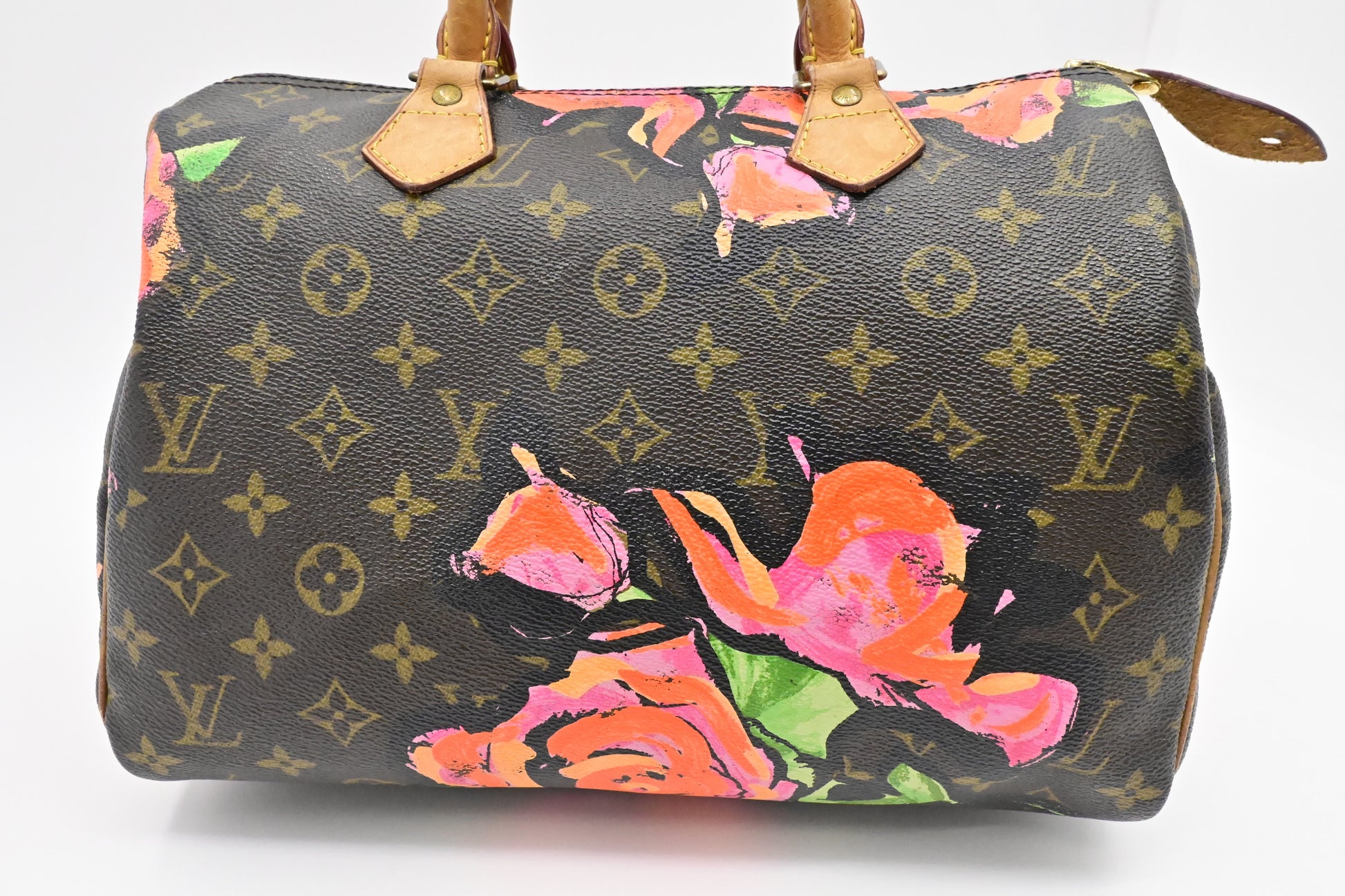 Louis Vuitton x Stephen Spro Speedy 30 Monogram Canvas Handbag Canvas 1