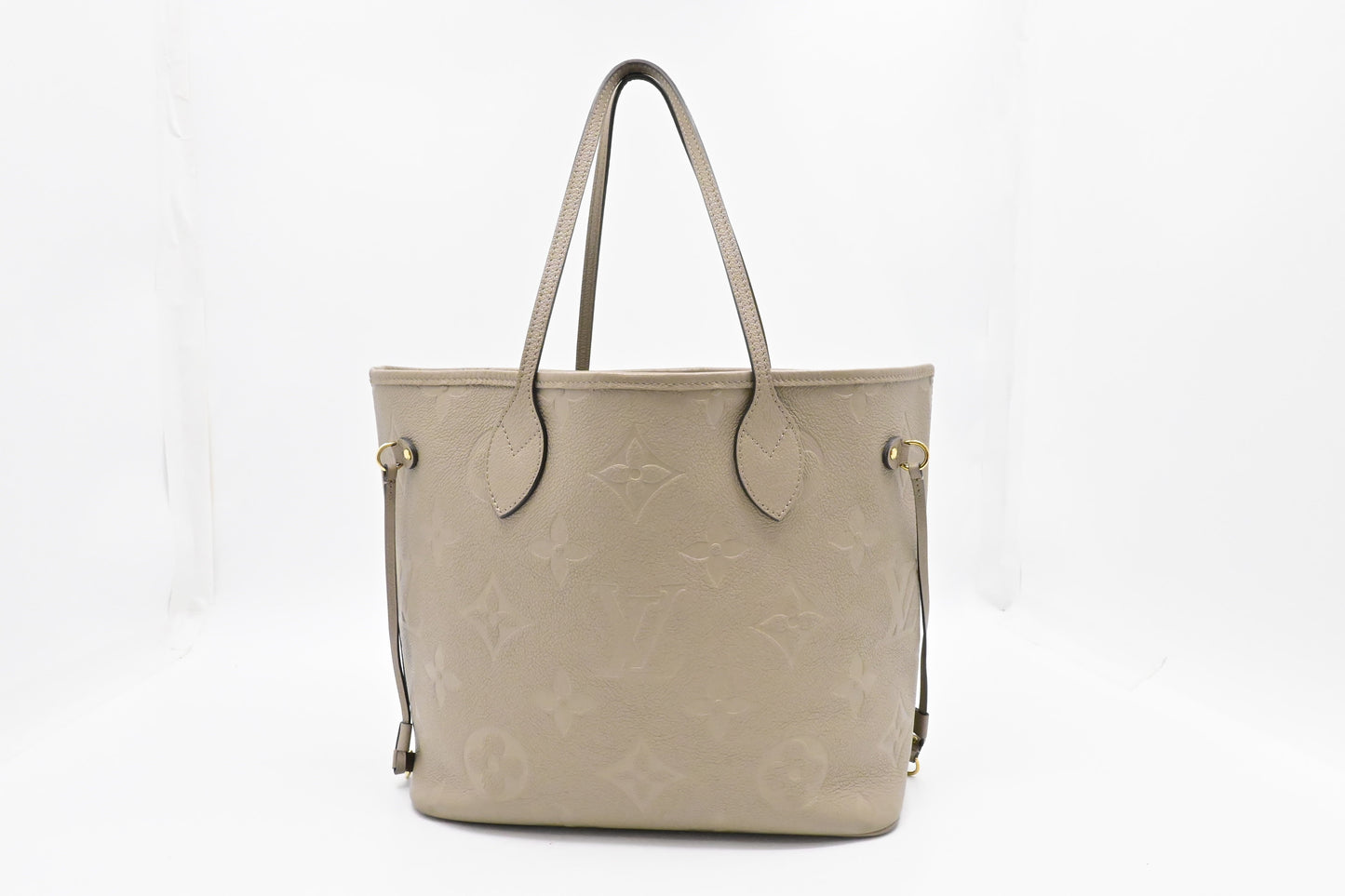 Louis Vuitton Neverfull MM Turtledove Empreinte Leather Tote Bag