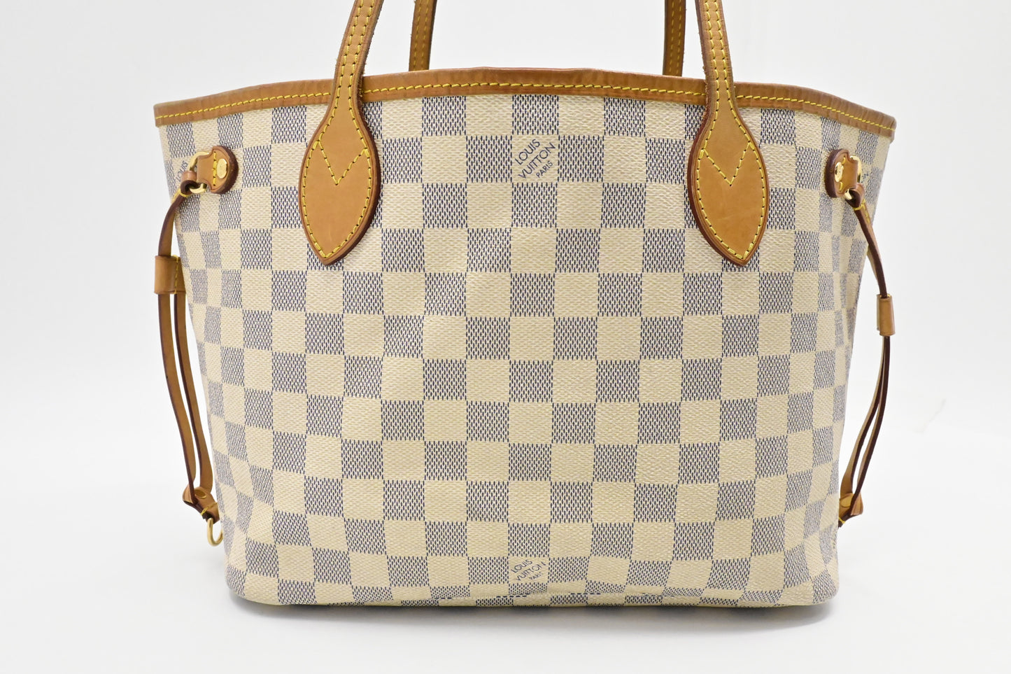 Louis Vuitton Neverfull PM Azur Damier Canvas Tote Bag Canvas 3