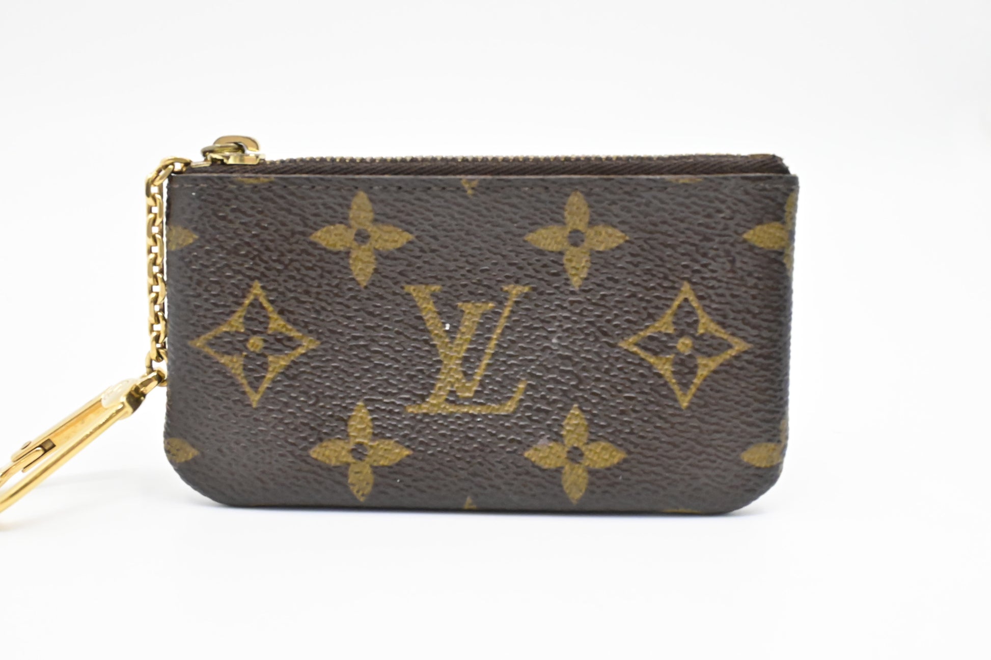 Louis Vuitton Pochette Cles Monogram Canvas Wallet Case