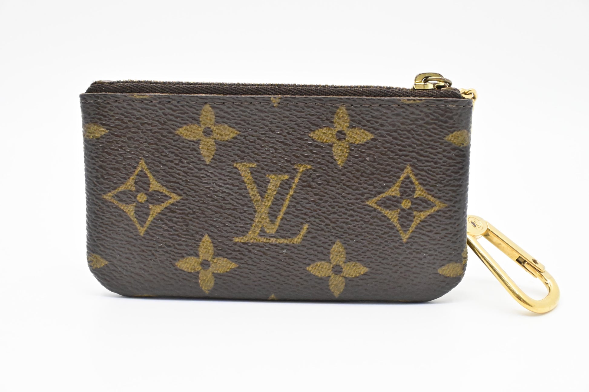 Louis Vuitton Pochette Cles Monogram Canvas Wallet Case