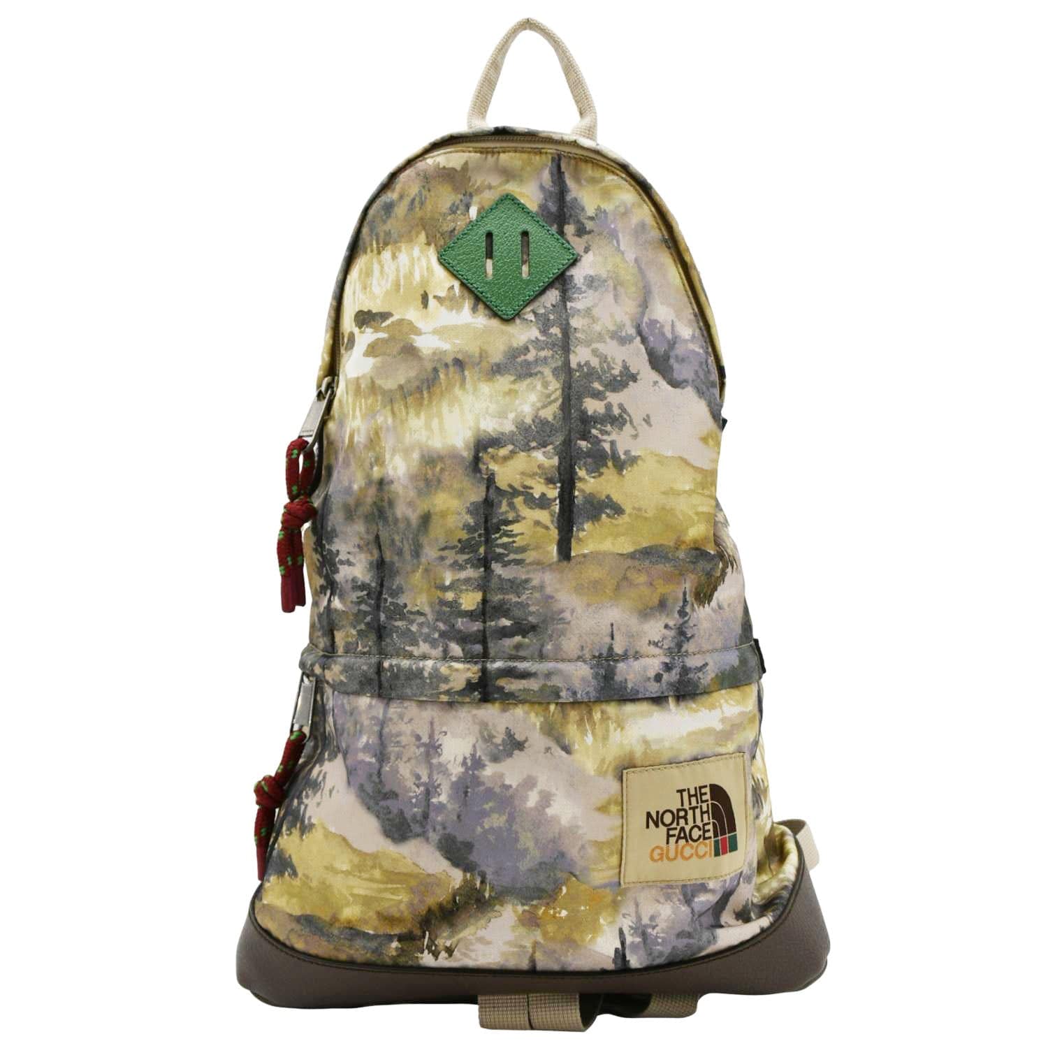 Gucci The North Face Mountain Print Backpack Multicolor Nylon