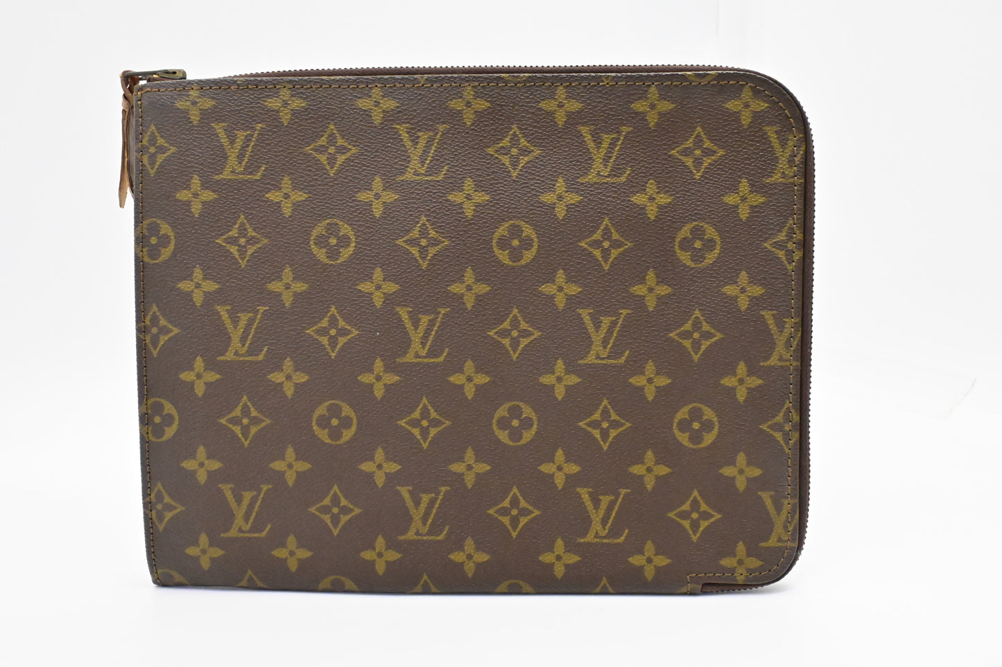 Louis Vuitton Poche Documents Monogram Canvas Handbag