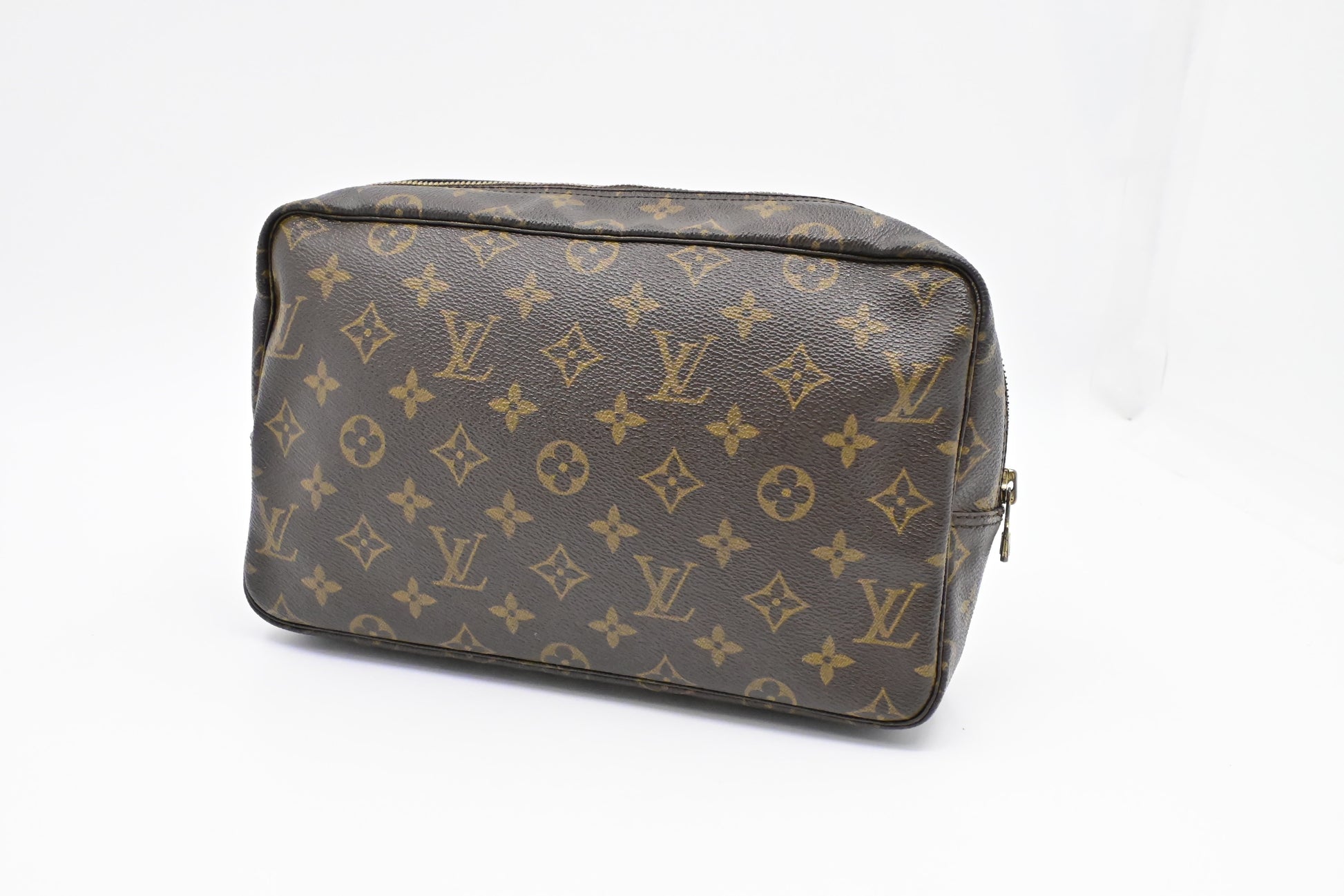 Louis Vuitton Trousse 28 Monogram Canvas Handbag Canvas 4
