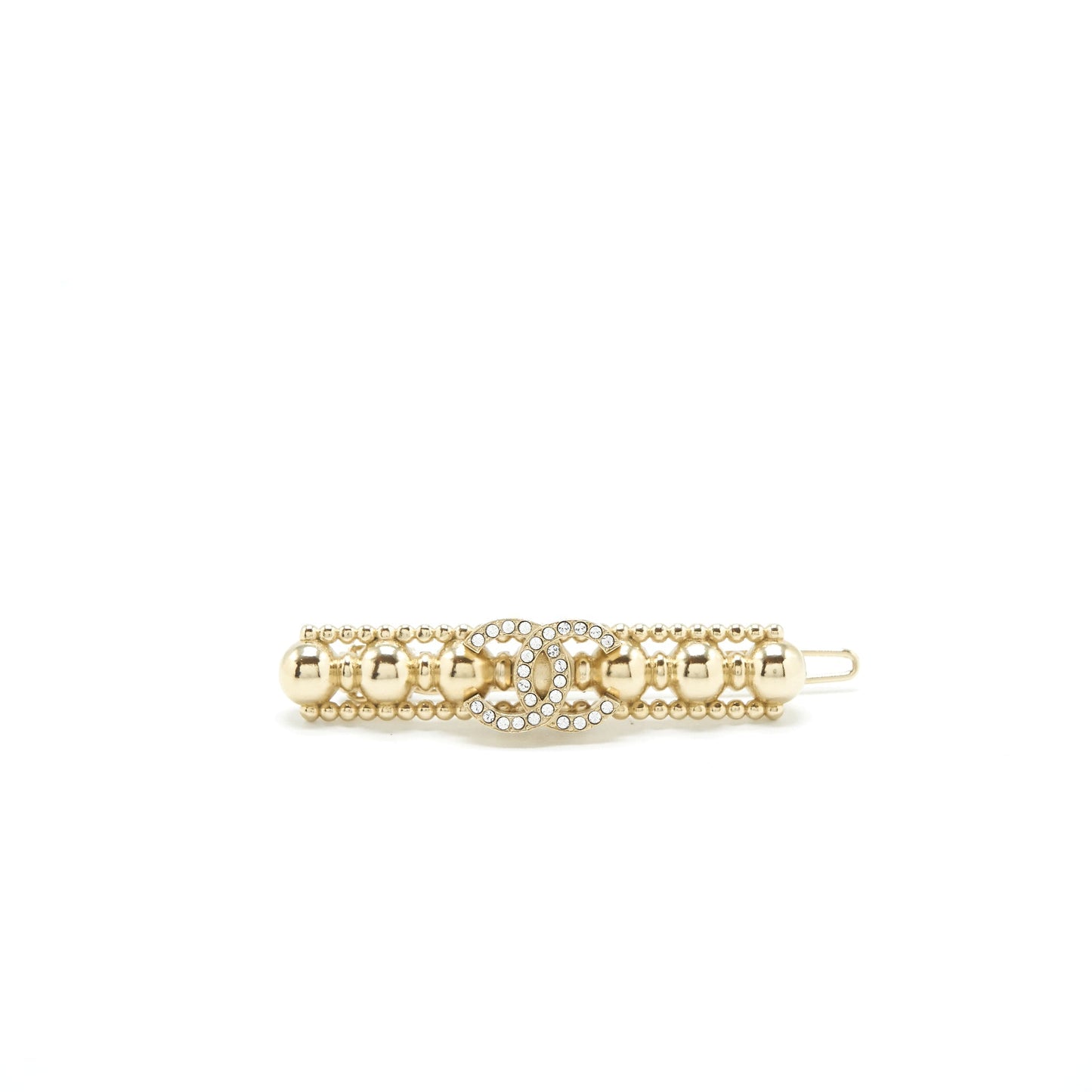 Chanel 22c hair clip light tone Gold Handbag